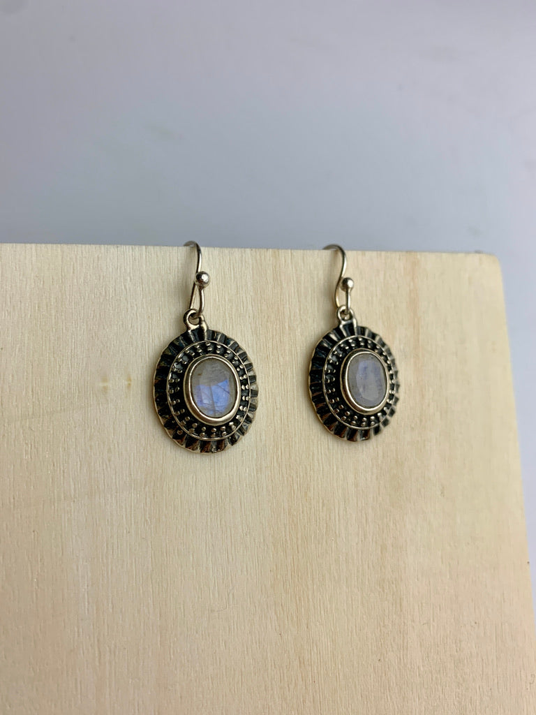 Soleil Oval Earrings