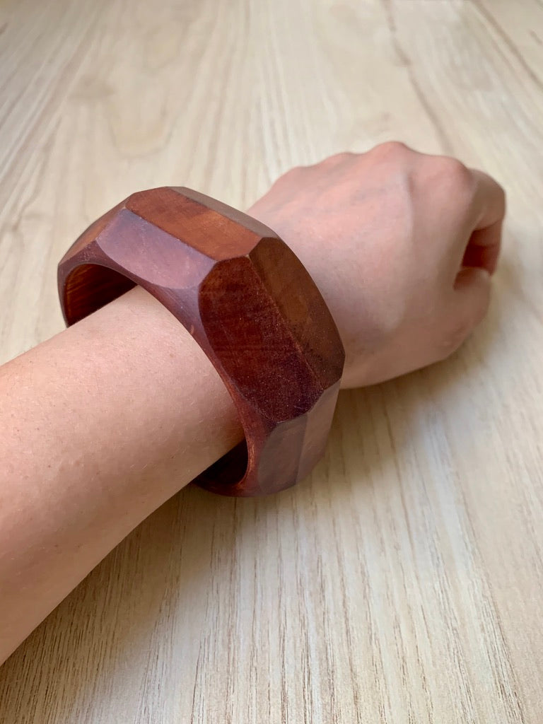 Geometric Wood Bracelet