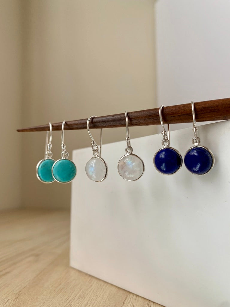 Gemstone Drop Earring