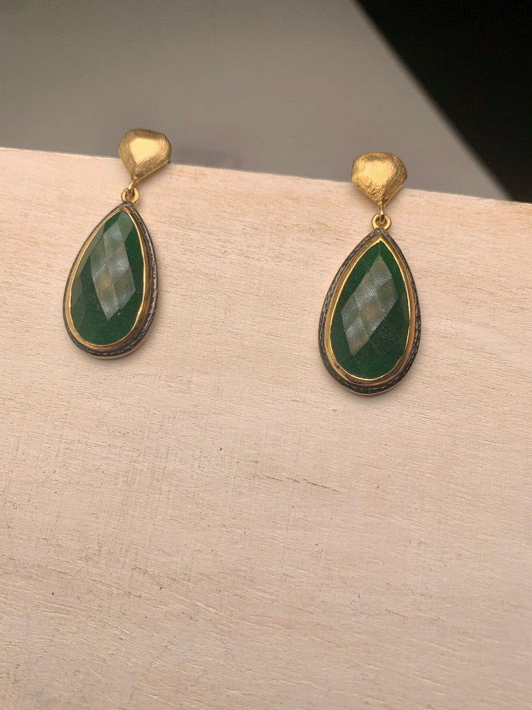 Helena Emerald Earrings