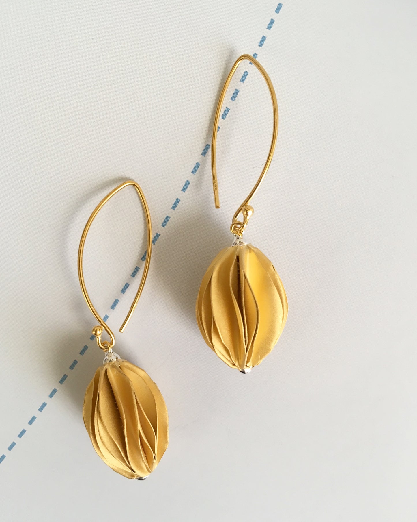 The Golden Ball Drop Earrings