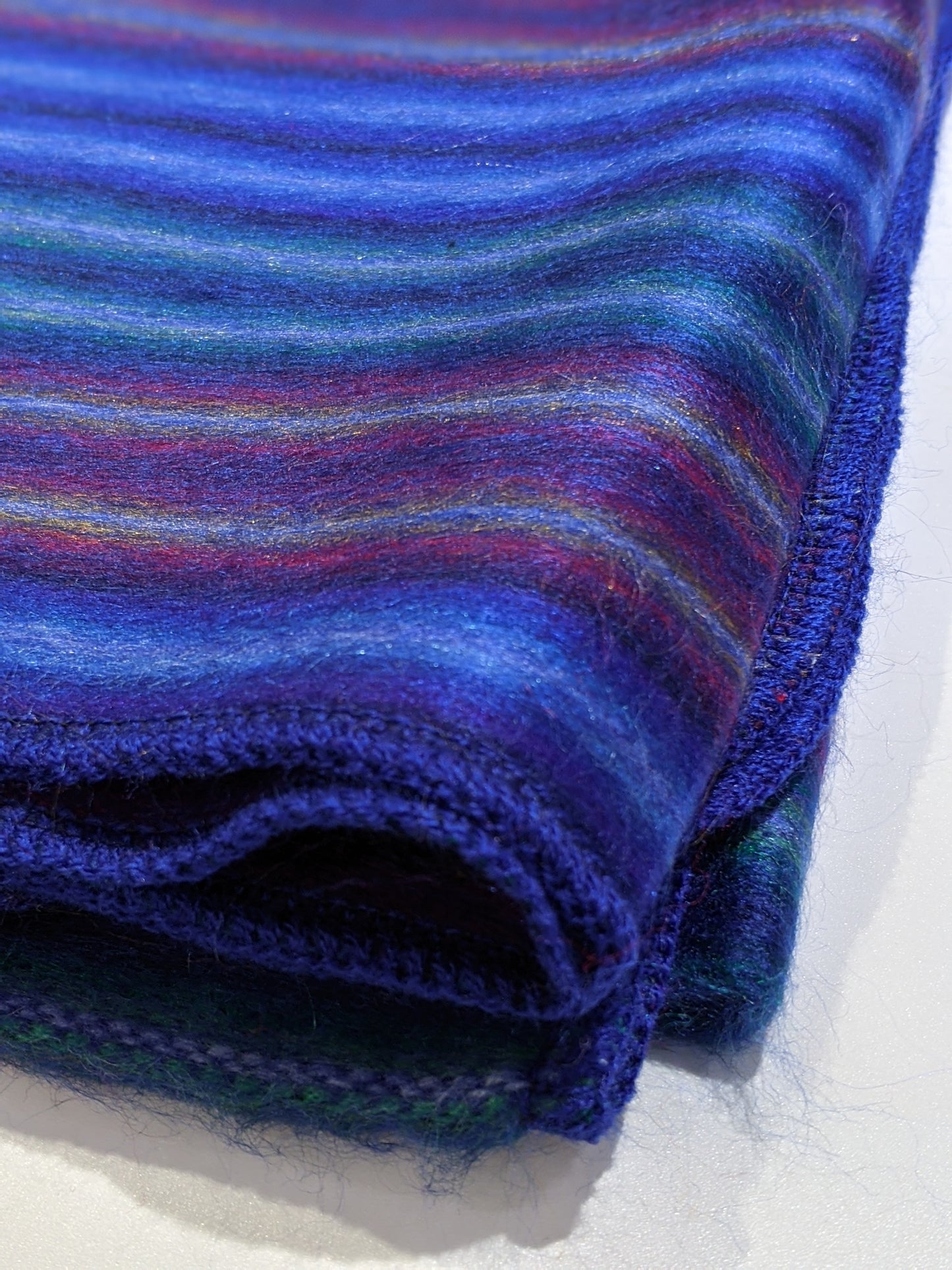 Electric Blue Stripe Throw