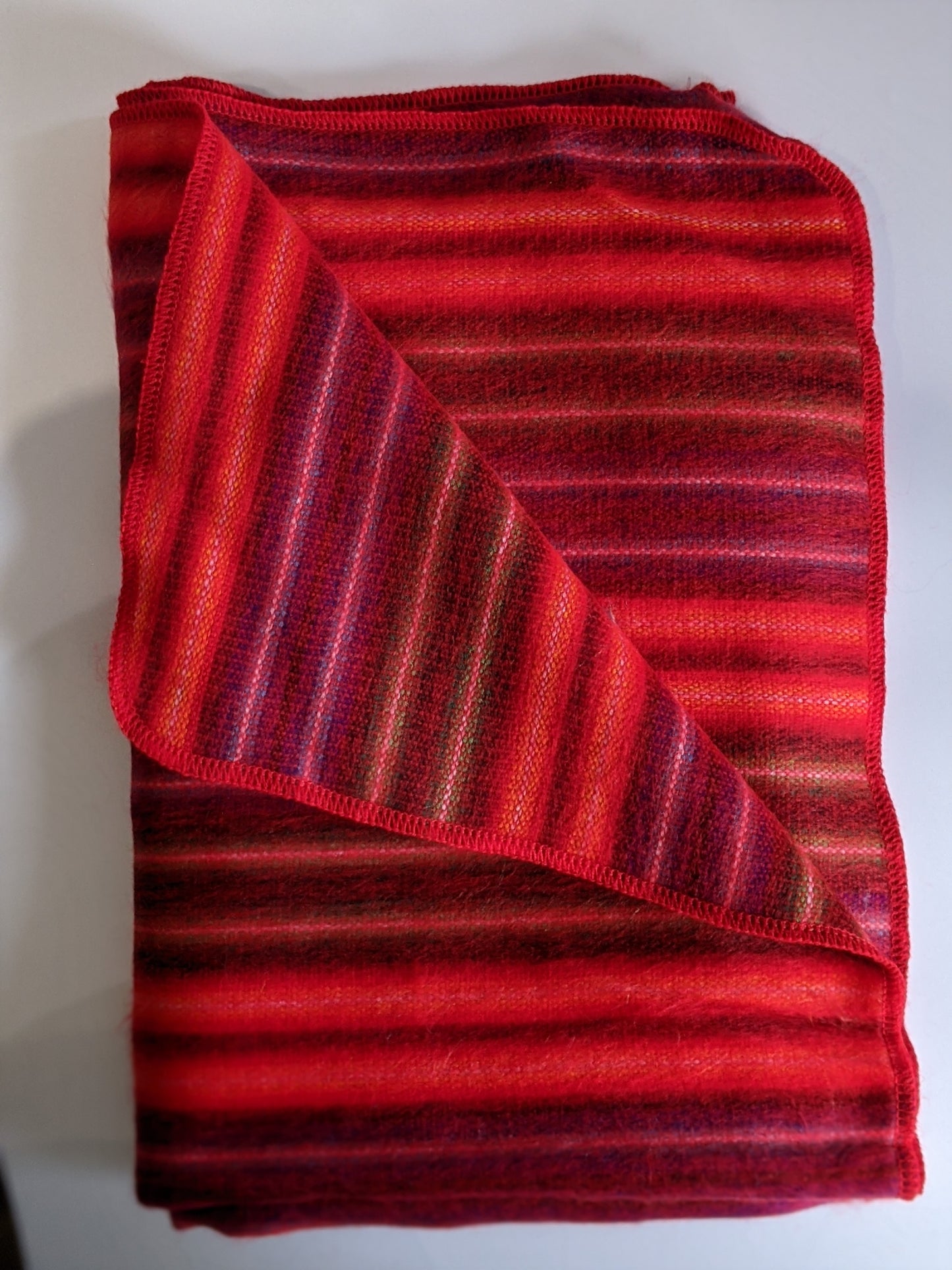 Red Stripe Throw
