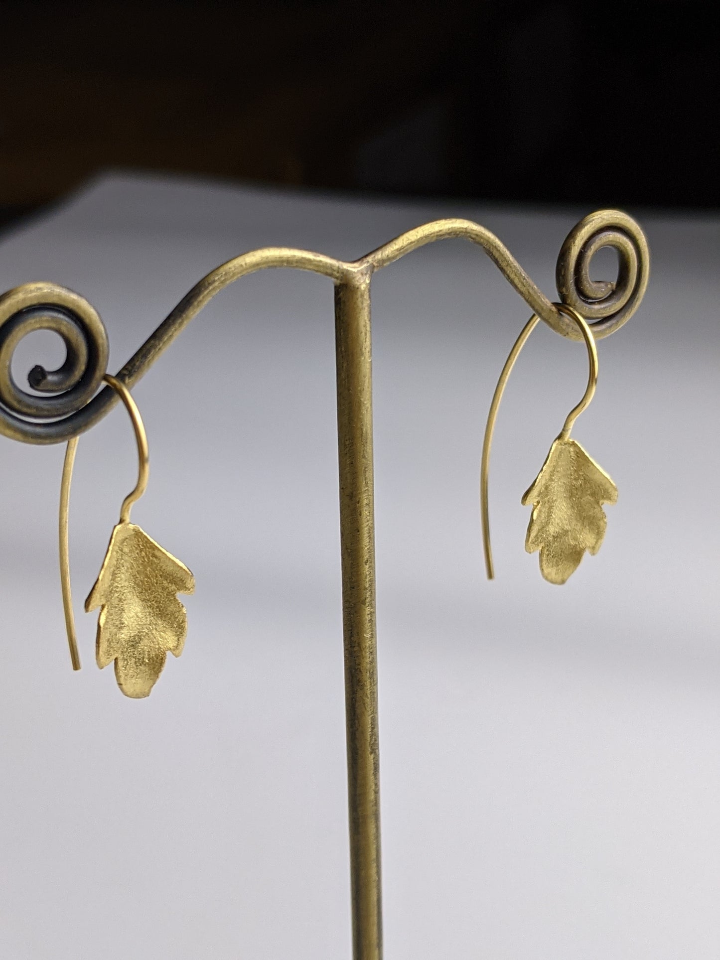Gold leaf Earrings
