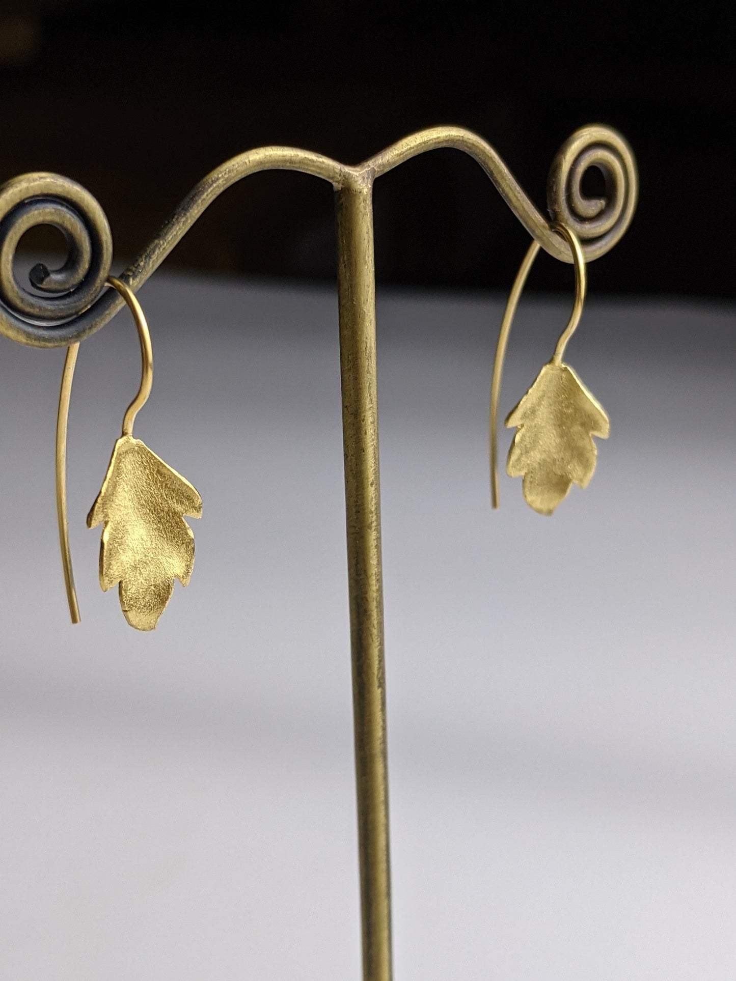 Gold leaf Earrings