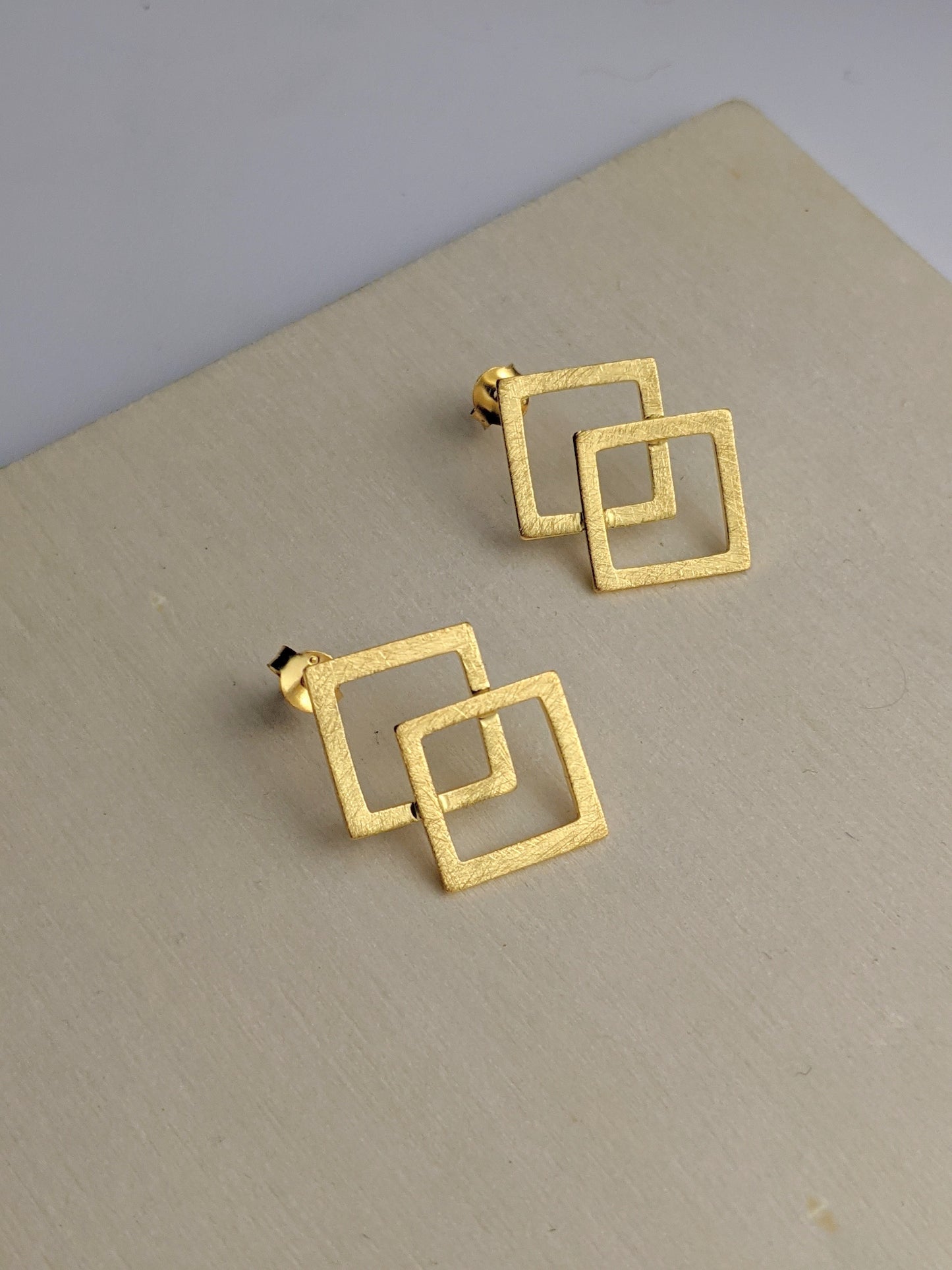 Gold Overlay Studs