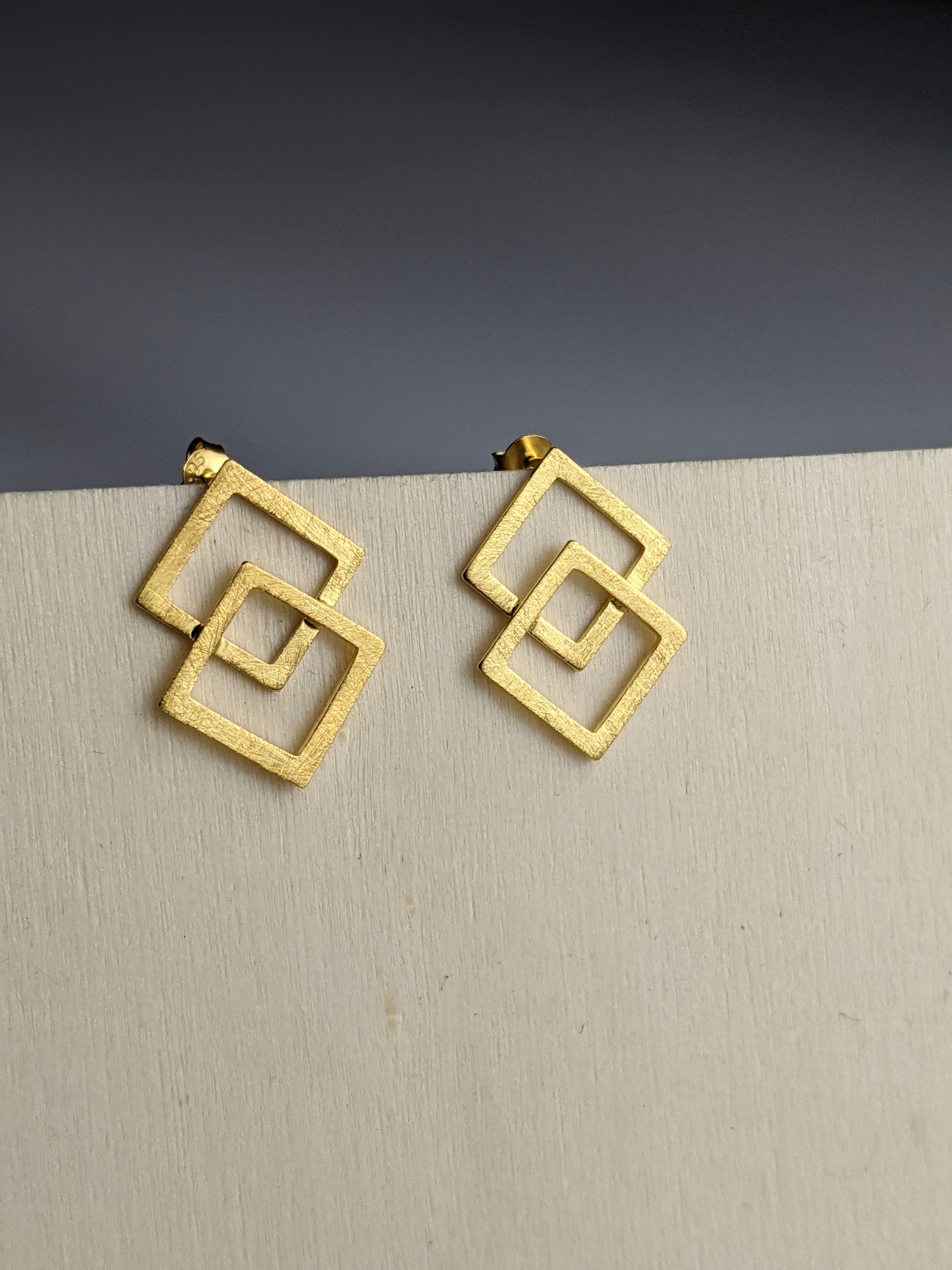 Gold Overlay Studs