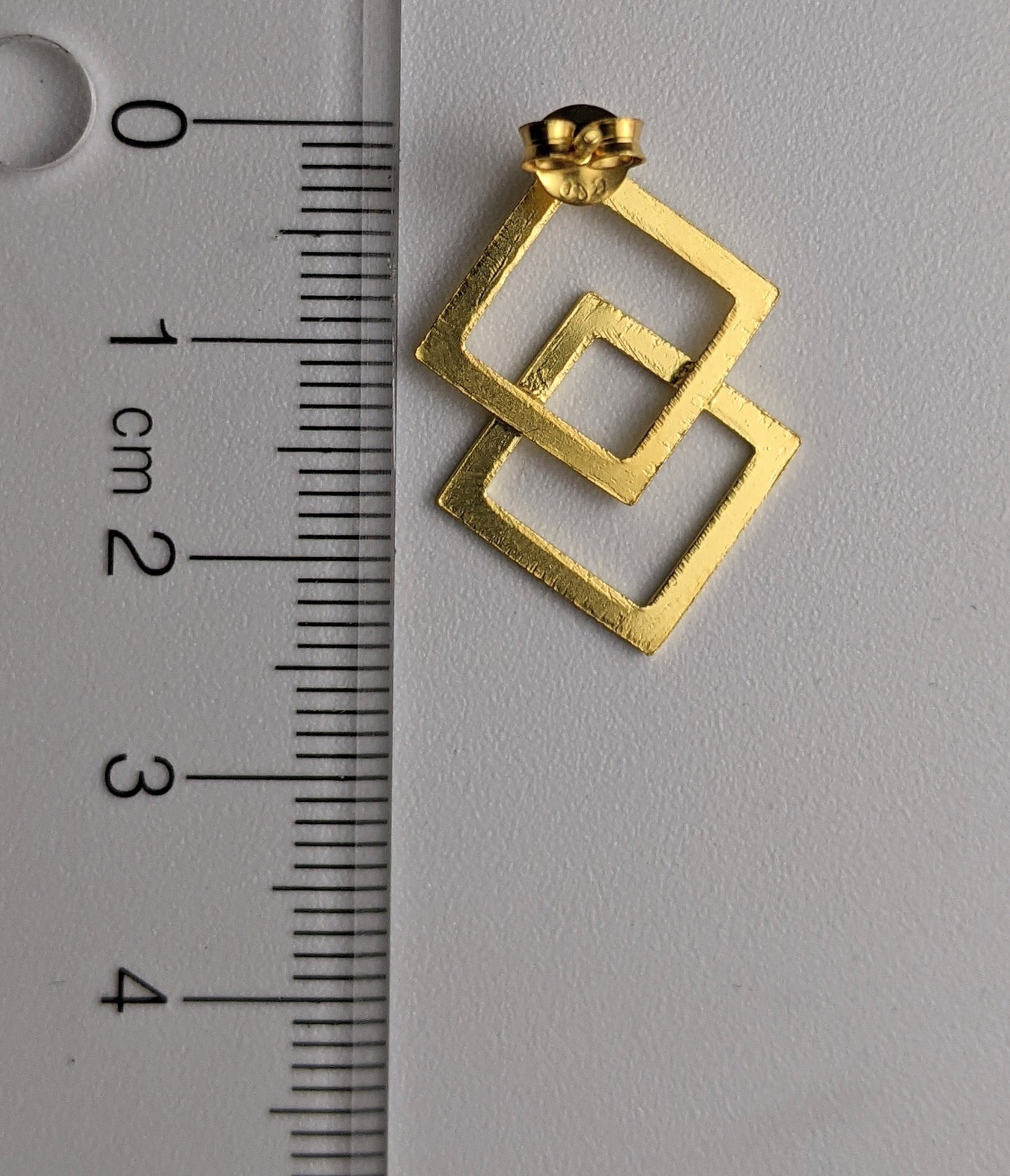 Gold Overlay Studs