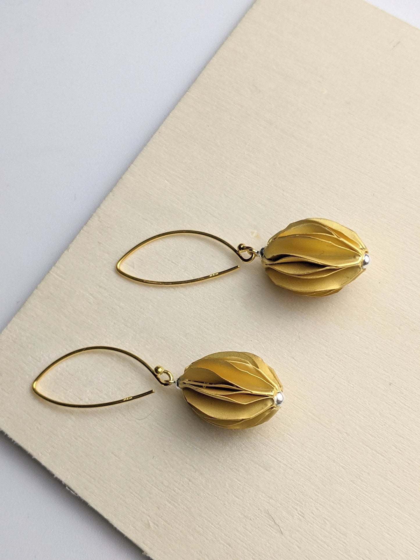 The Golden Ball Drop Earrings
