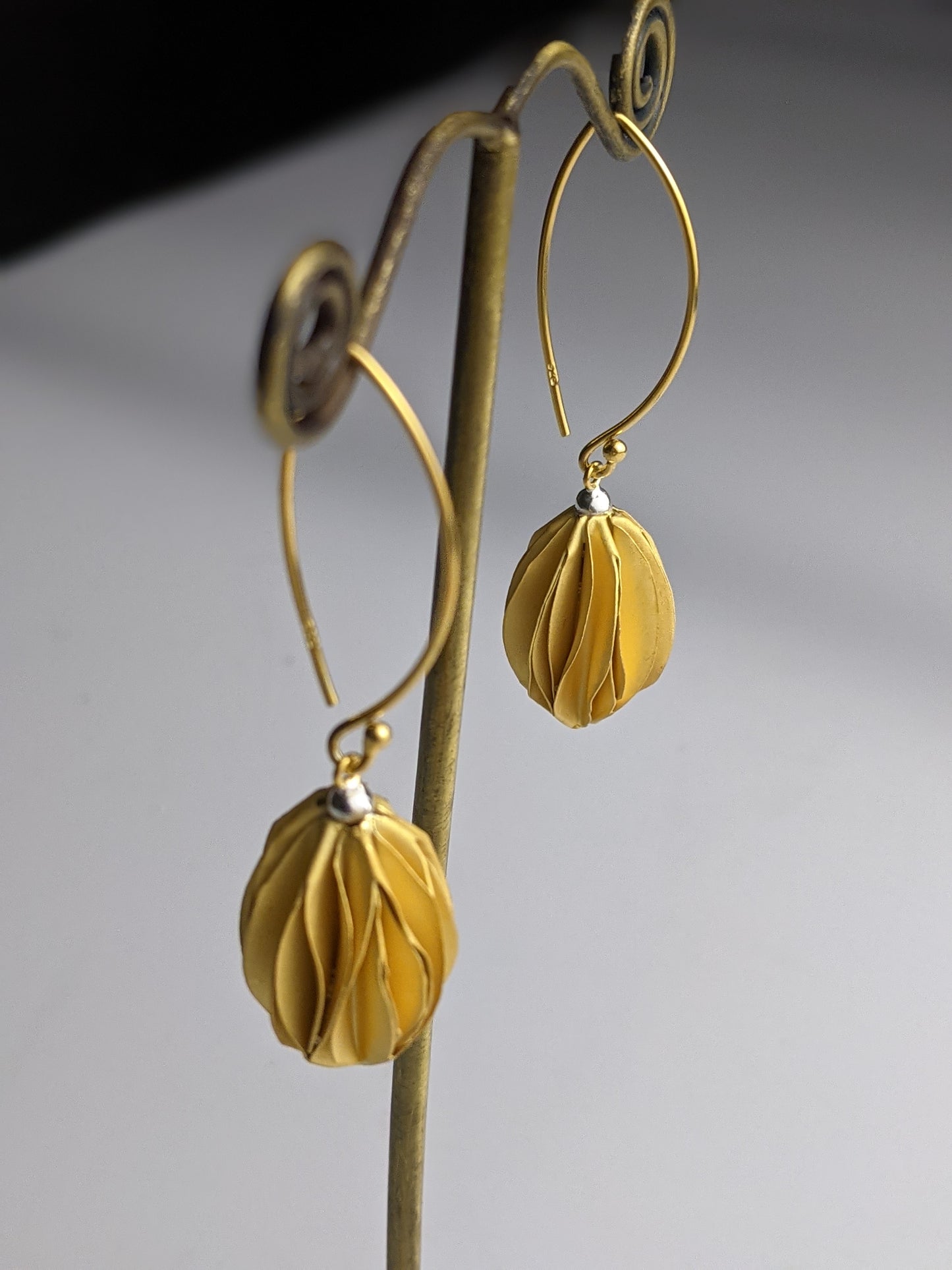 The Golden Ball Drop Earrings