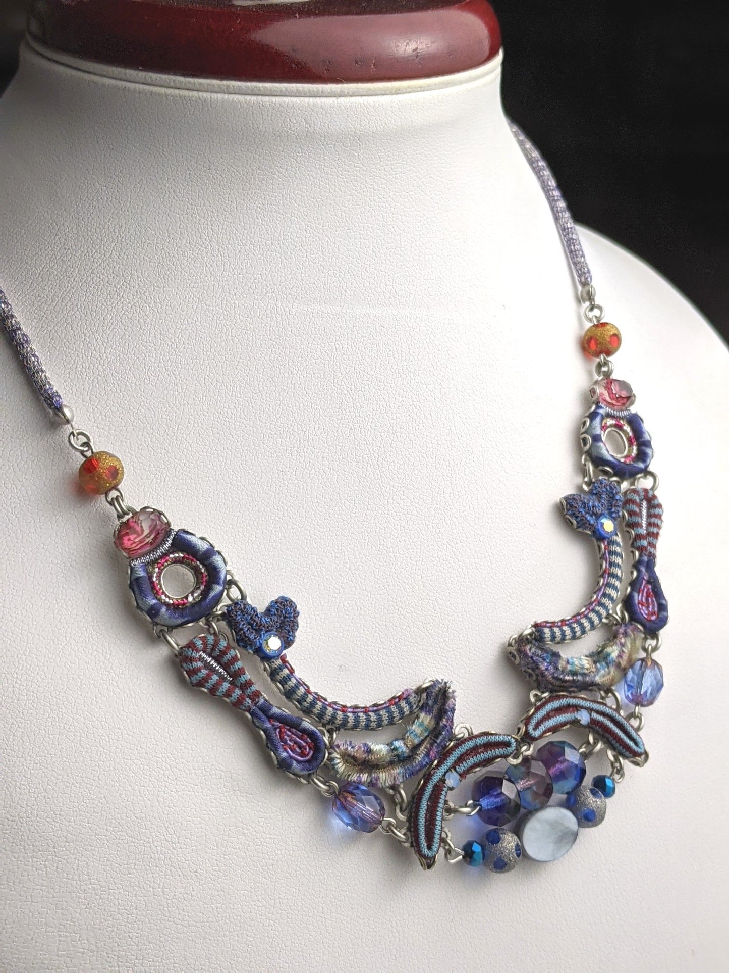 Bouquet Blue Necklace