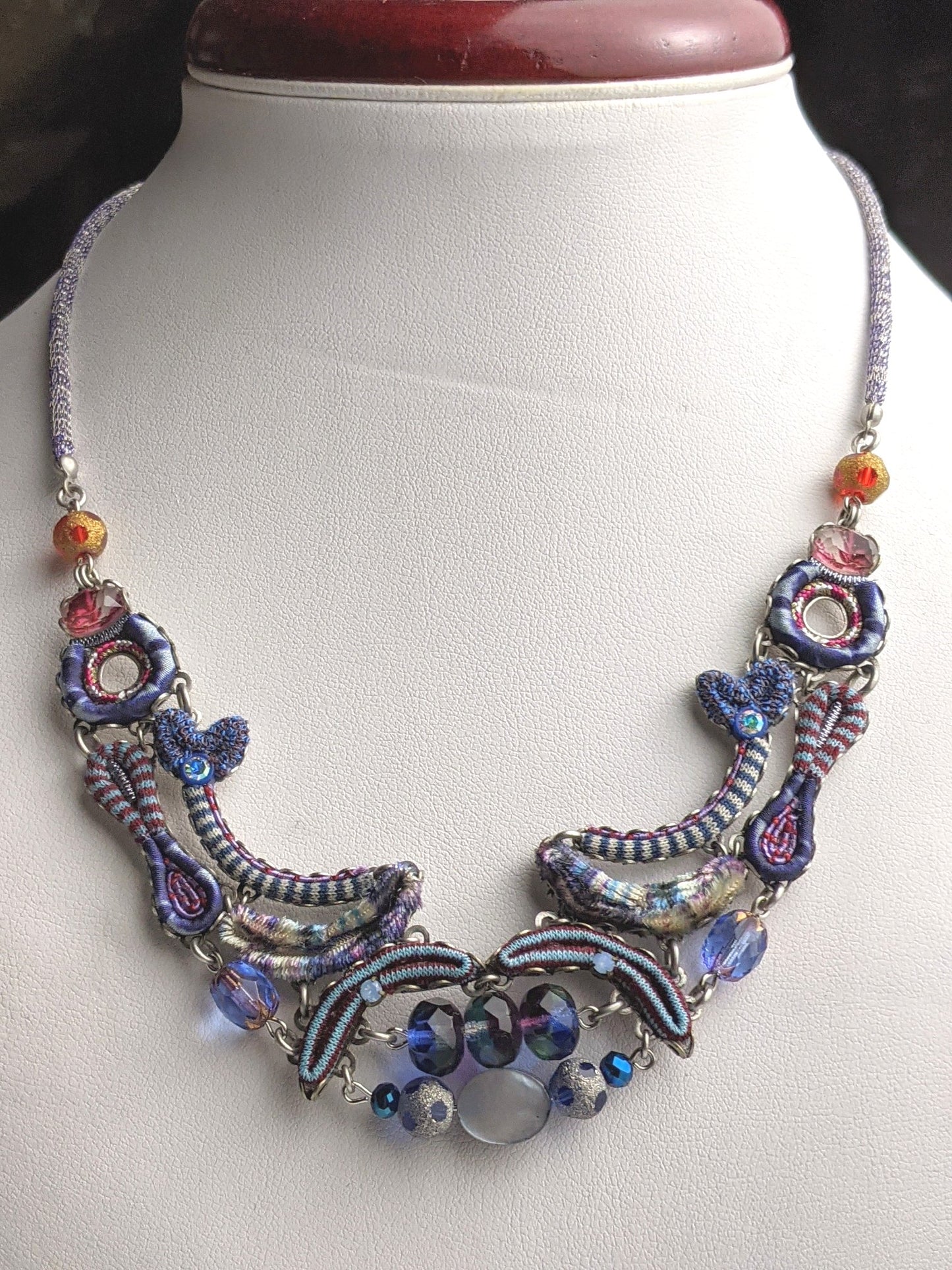 Bouquet Blue Necklace