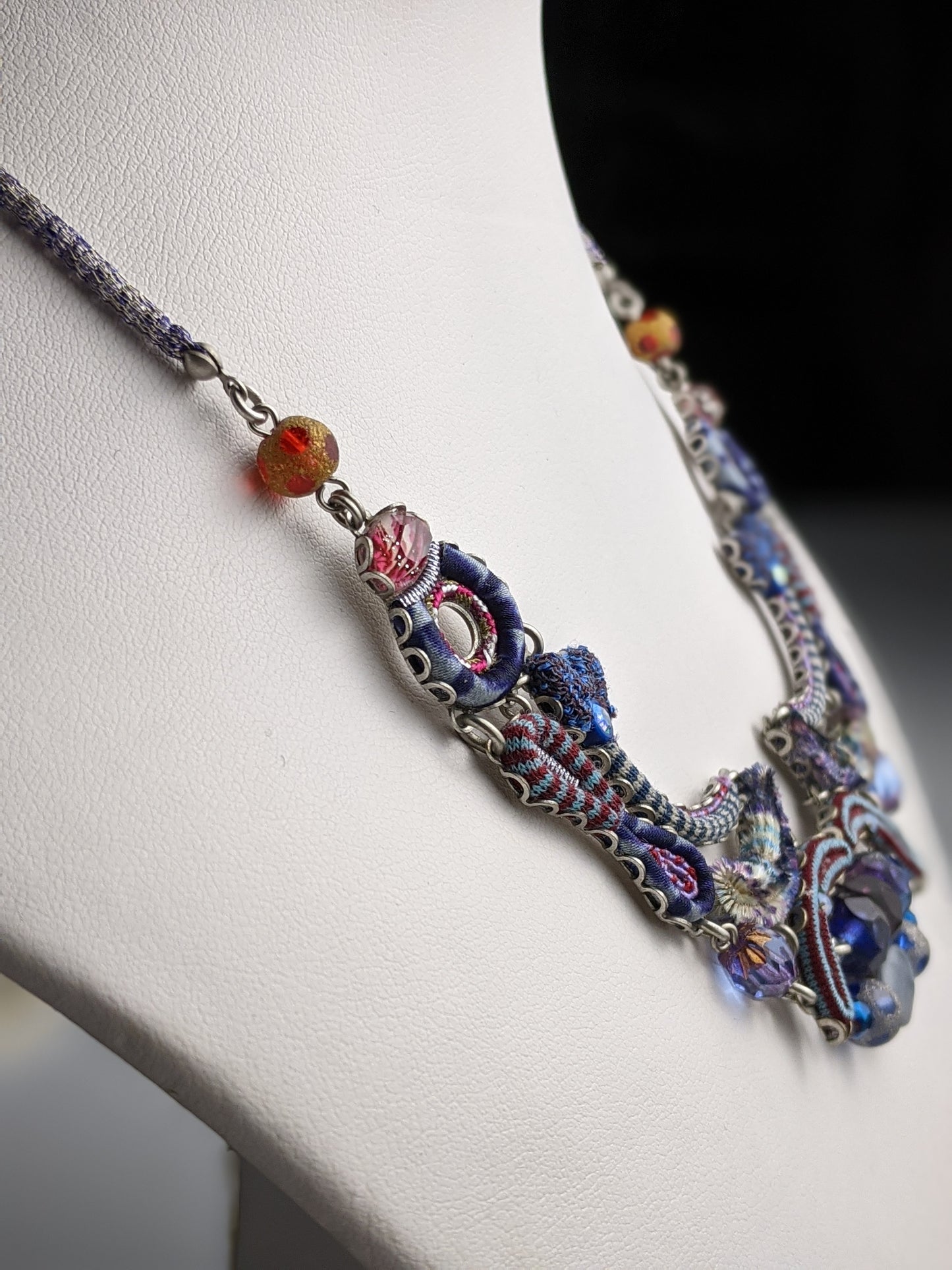 Bouquet Blue Necklace