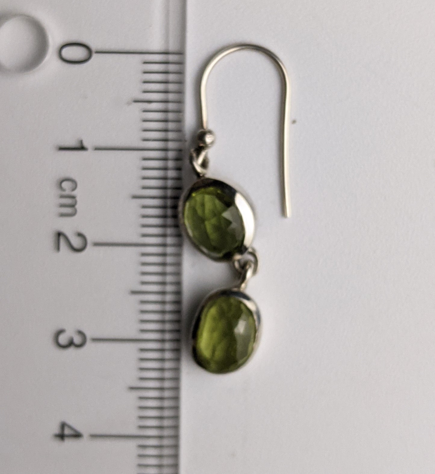 Dew Drops- Peridot Earrings