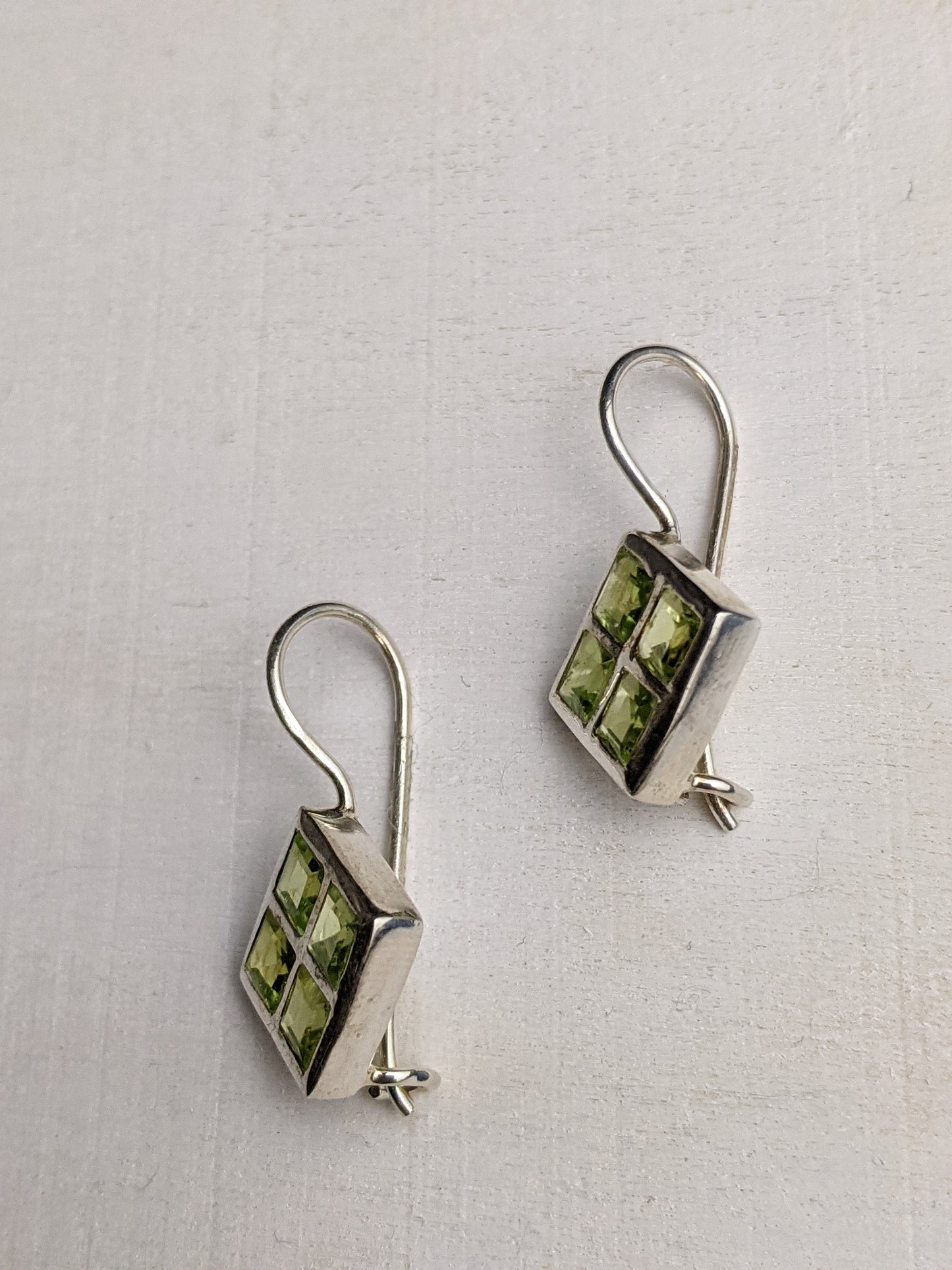 Cubic Delight- Peridot Earring
