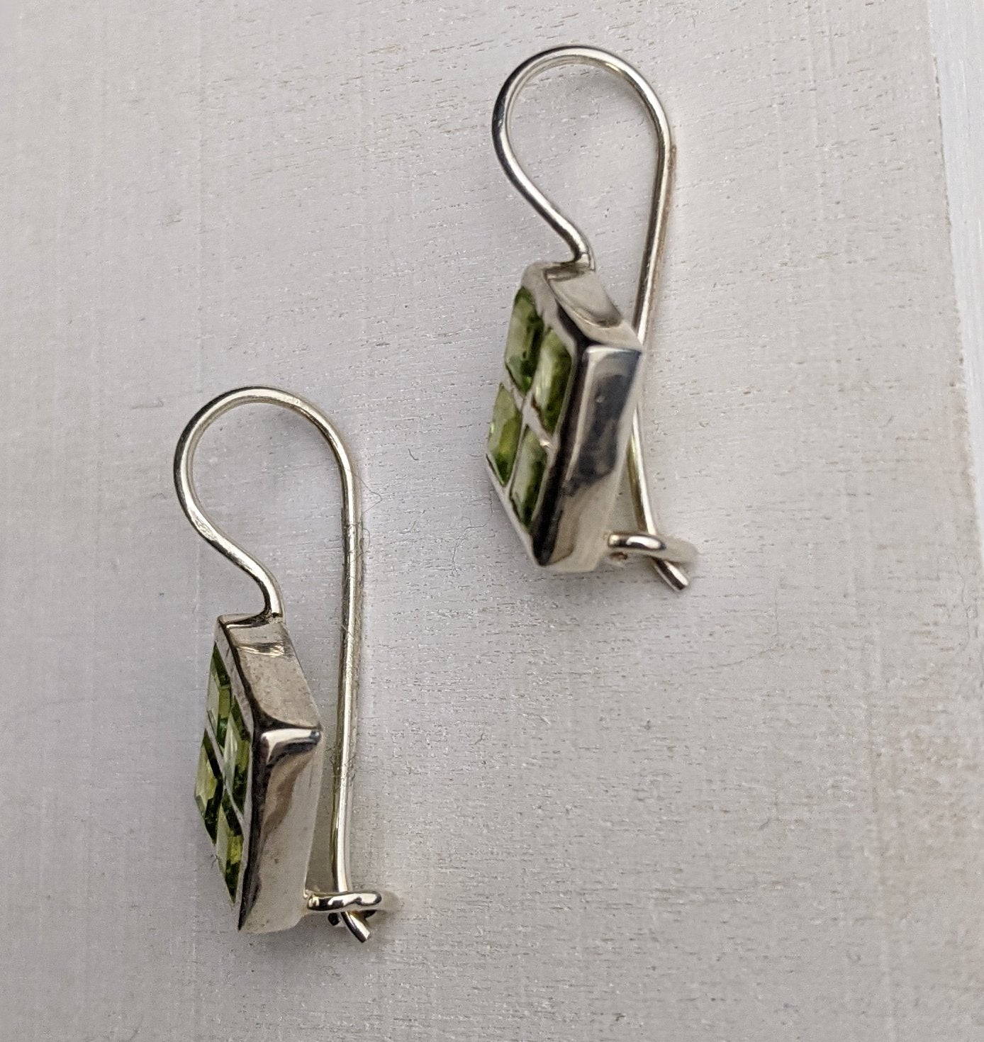 Cubic Delight- Peridot Earring