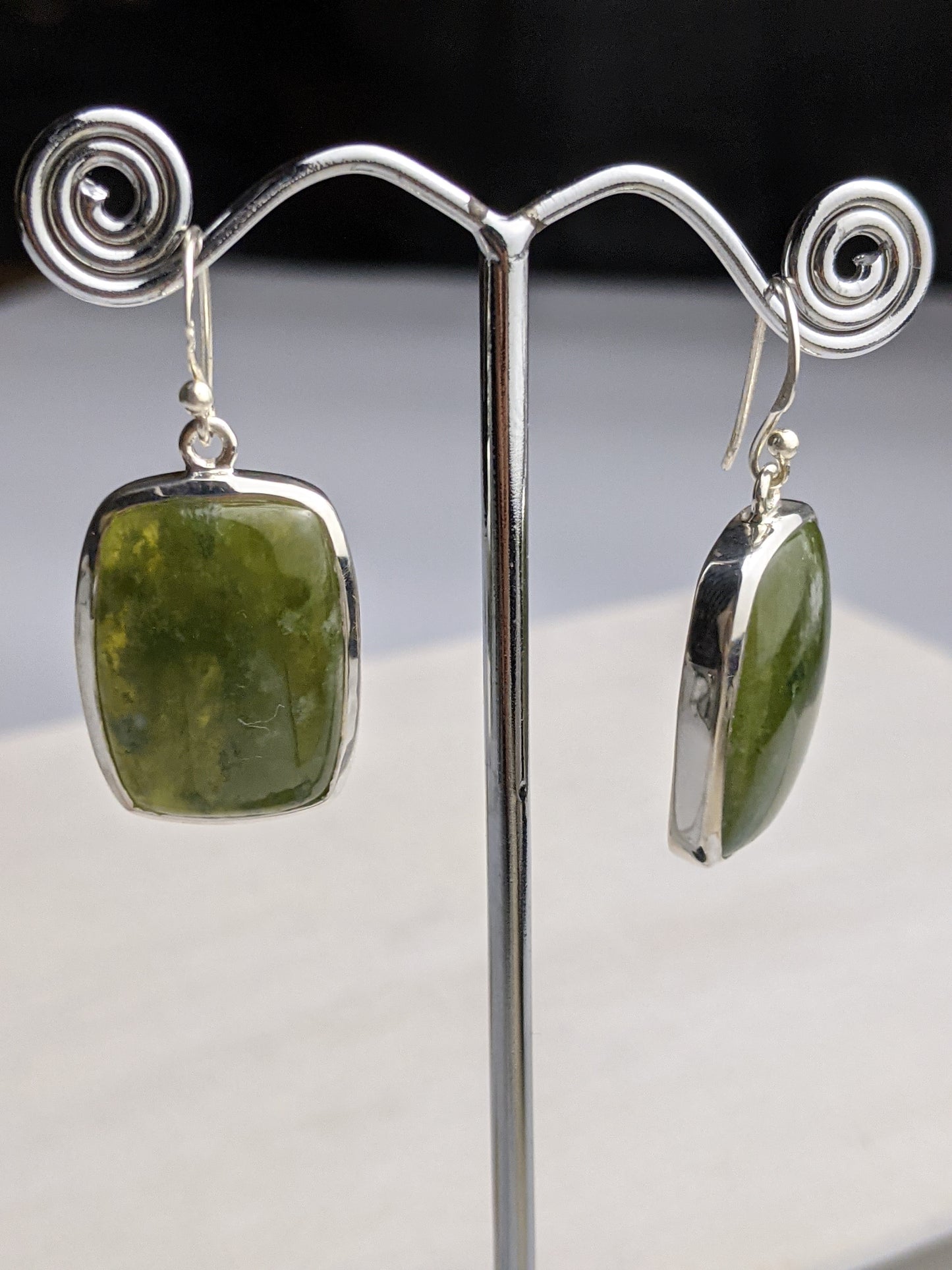 Jade Bloom Earring
