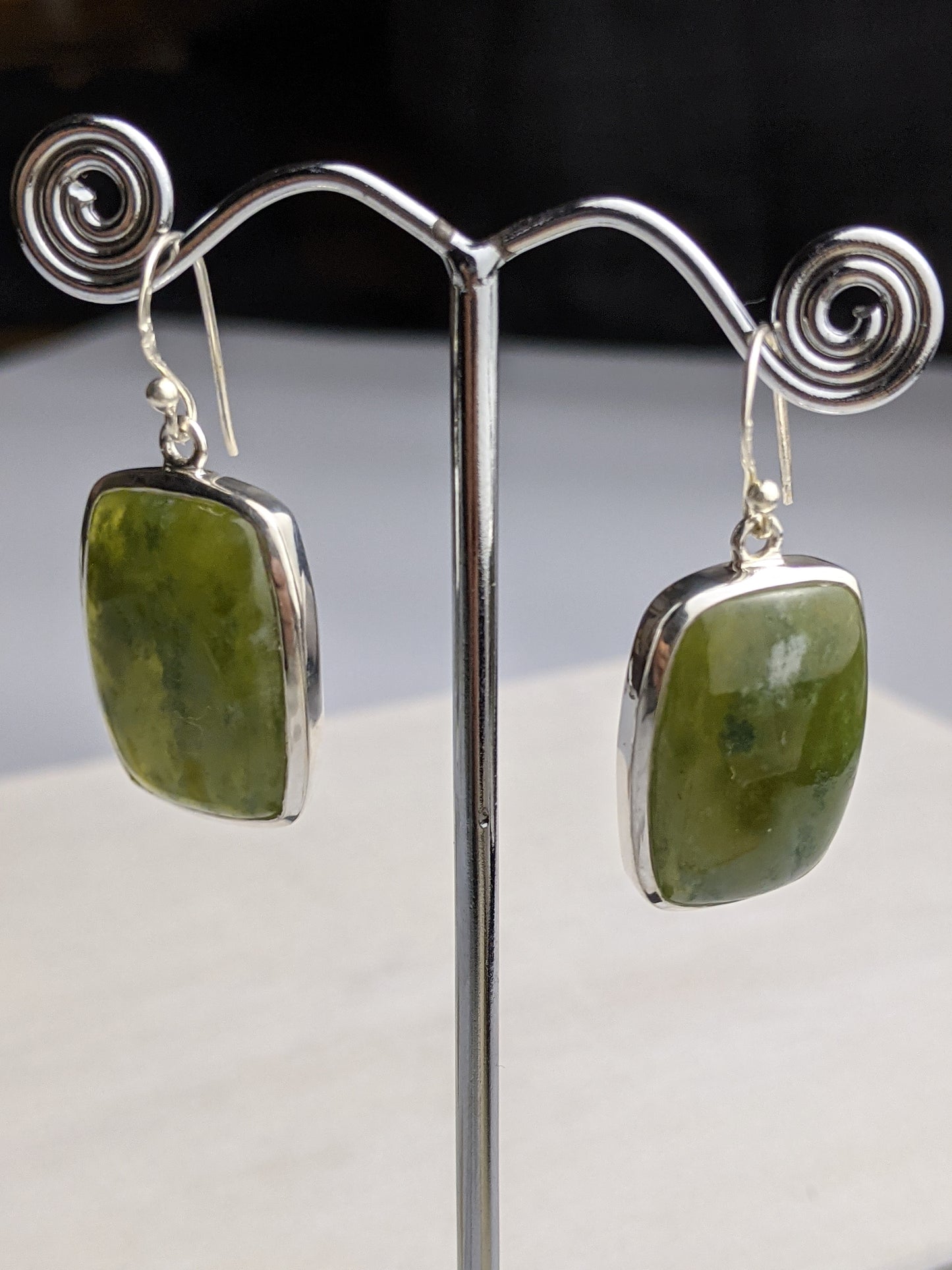 Jade Bloom Earring