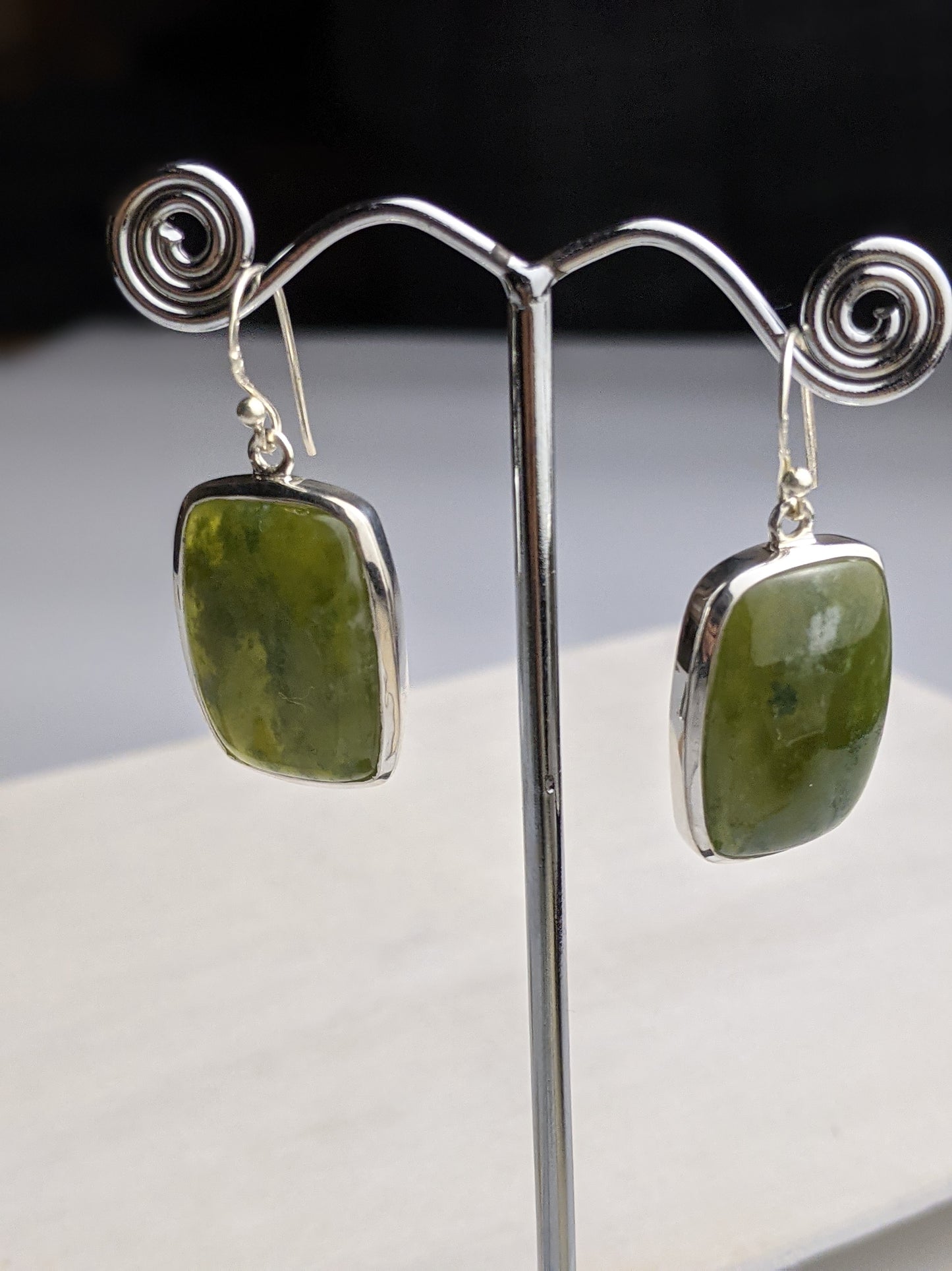 Jade Bloom Earring