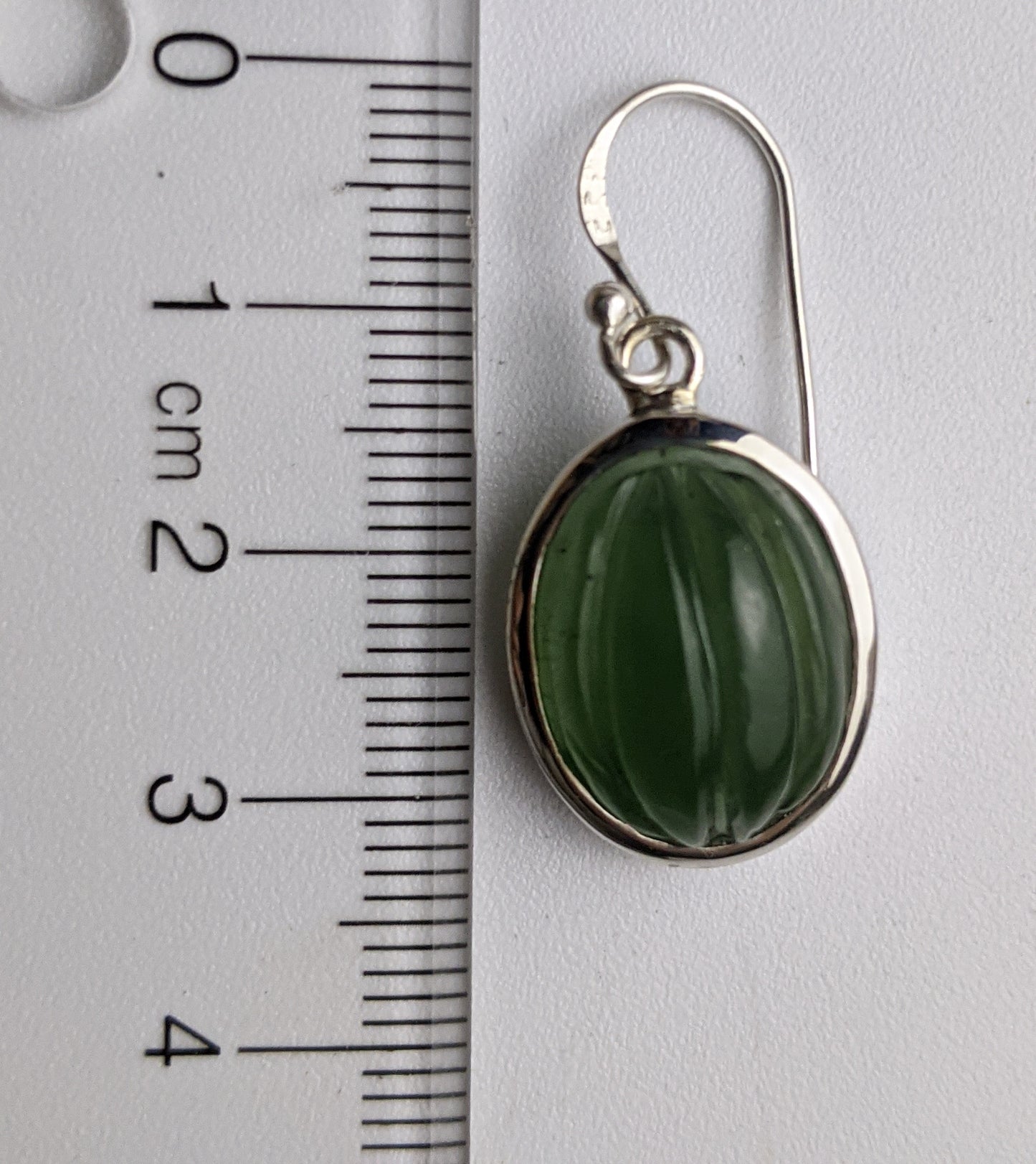 Jade Gourd Earring