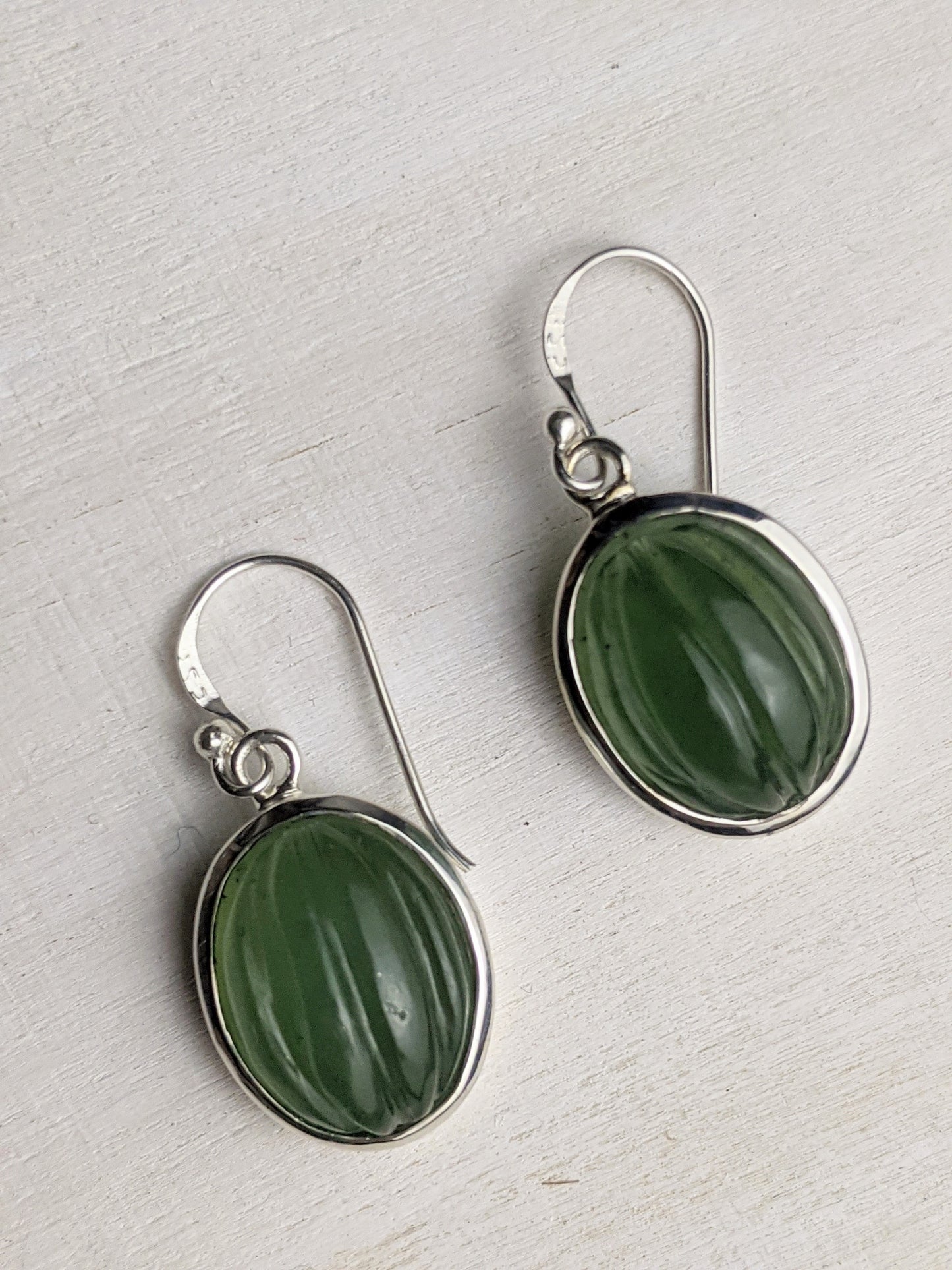 Jade Gourd Earring