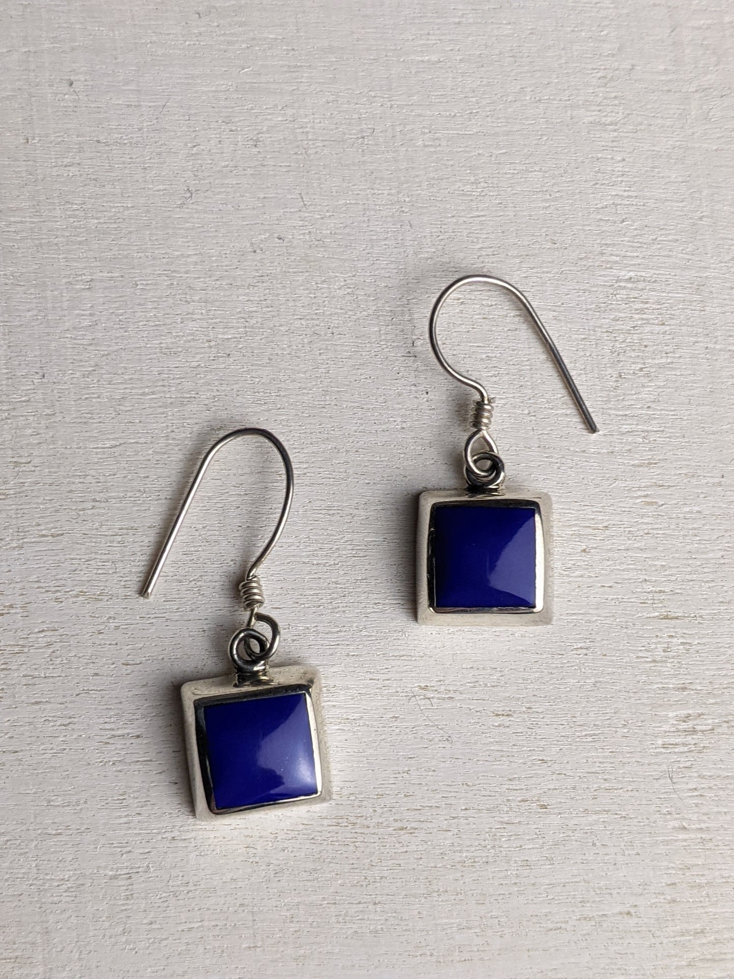 Mod Blue Earring