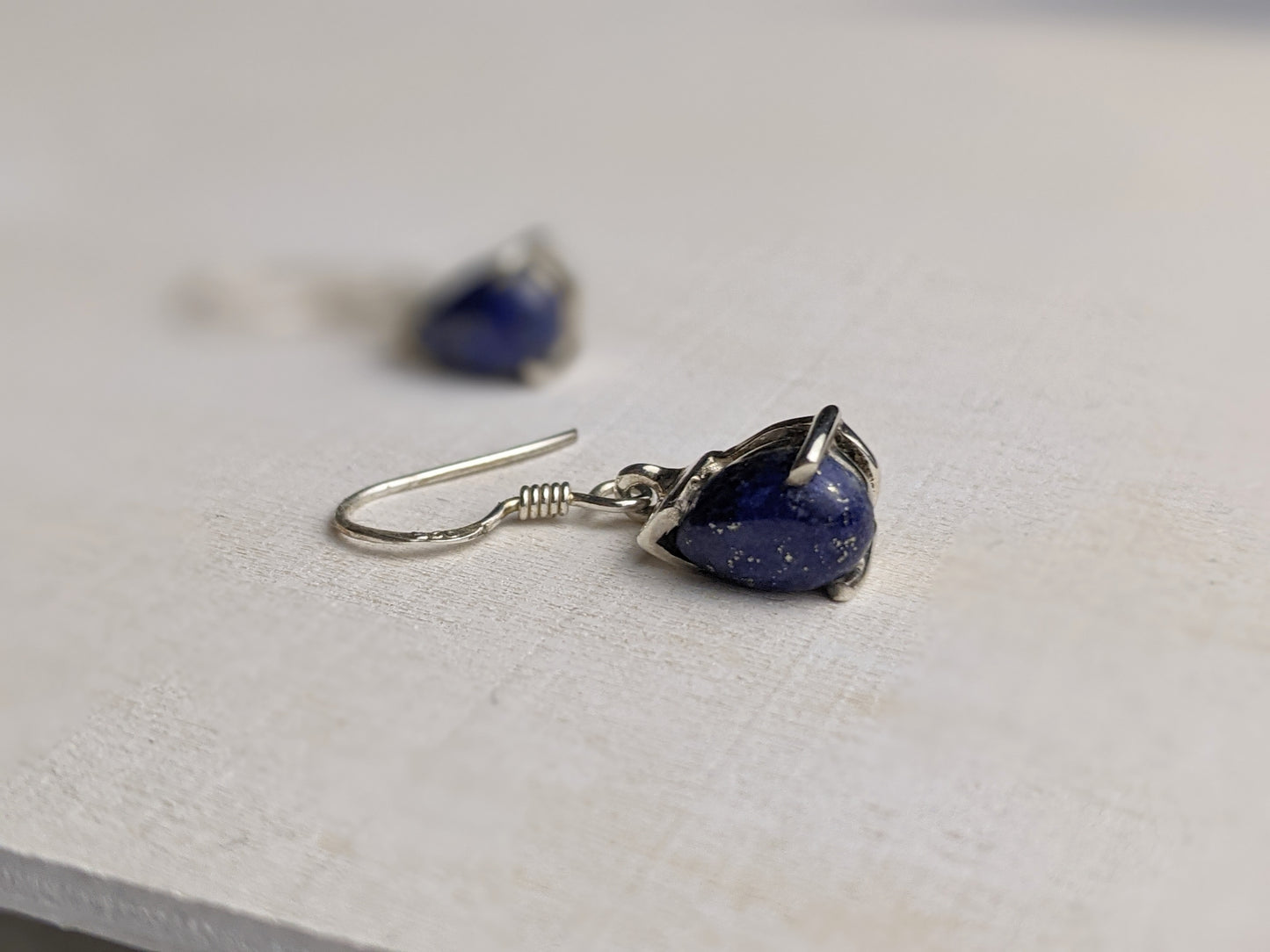 Indigo Teardrop Earring