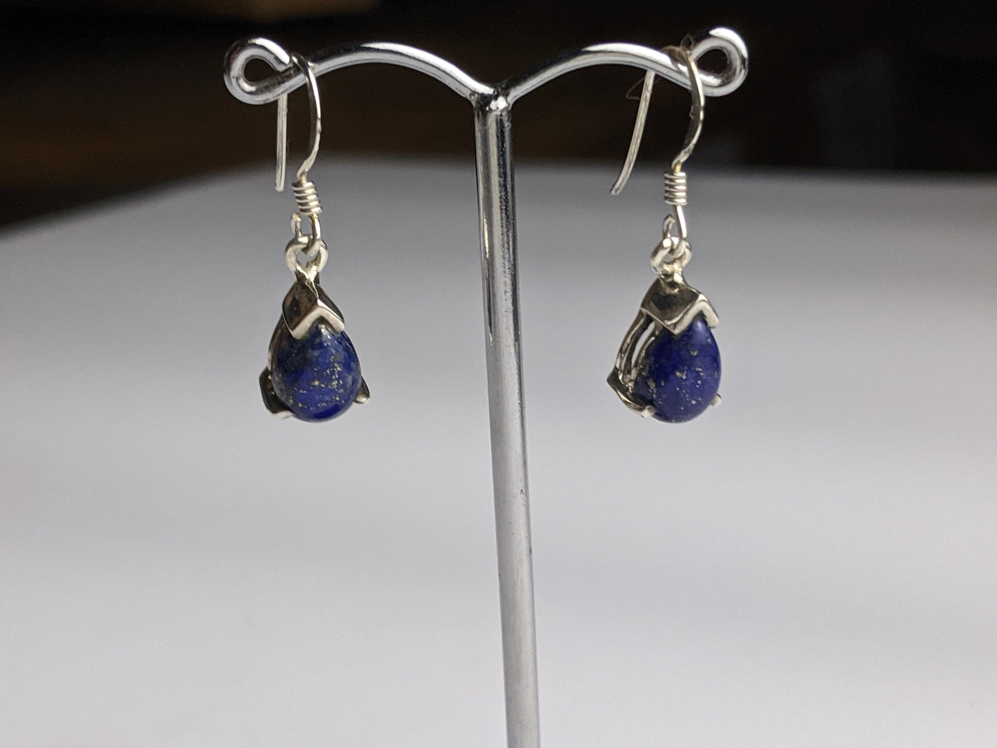 Indigo Teardrop Earring