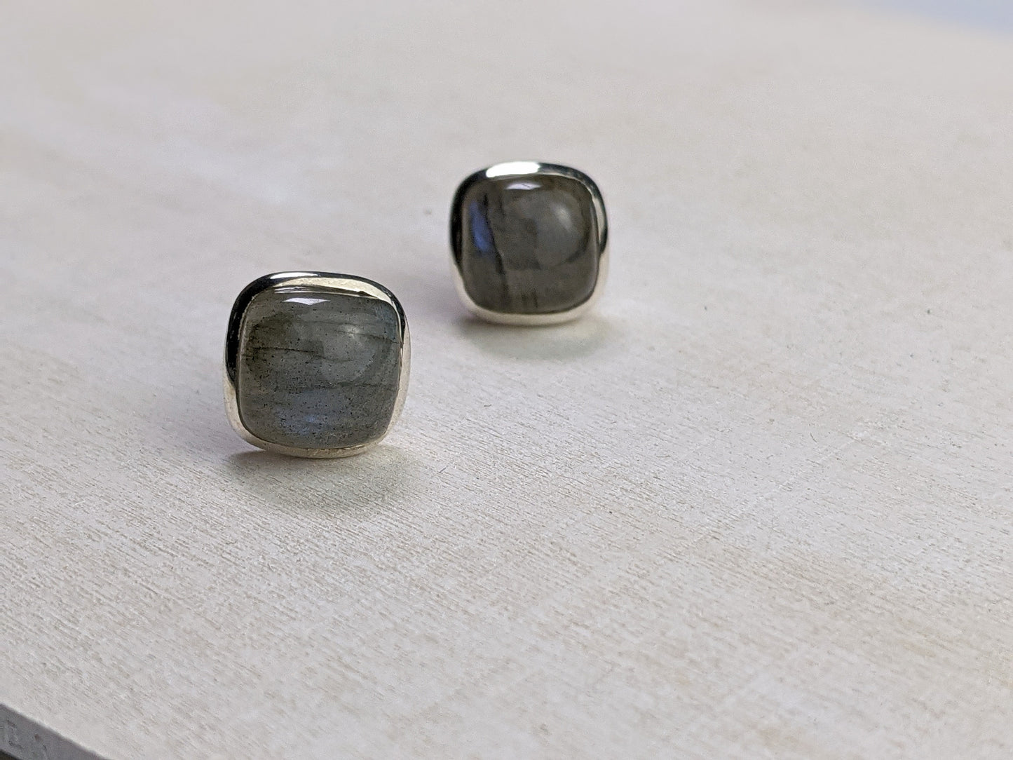 Labradorite Studs