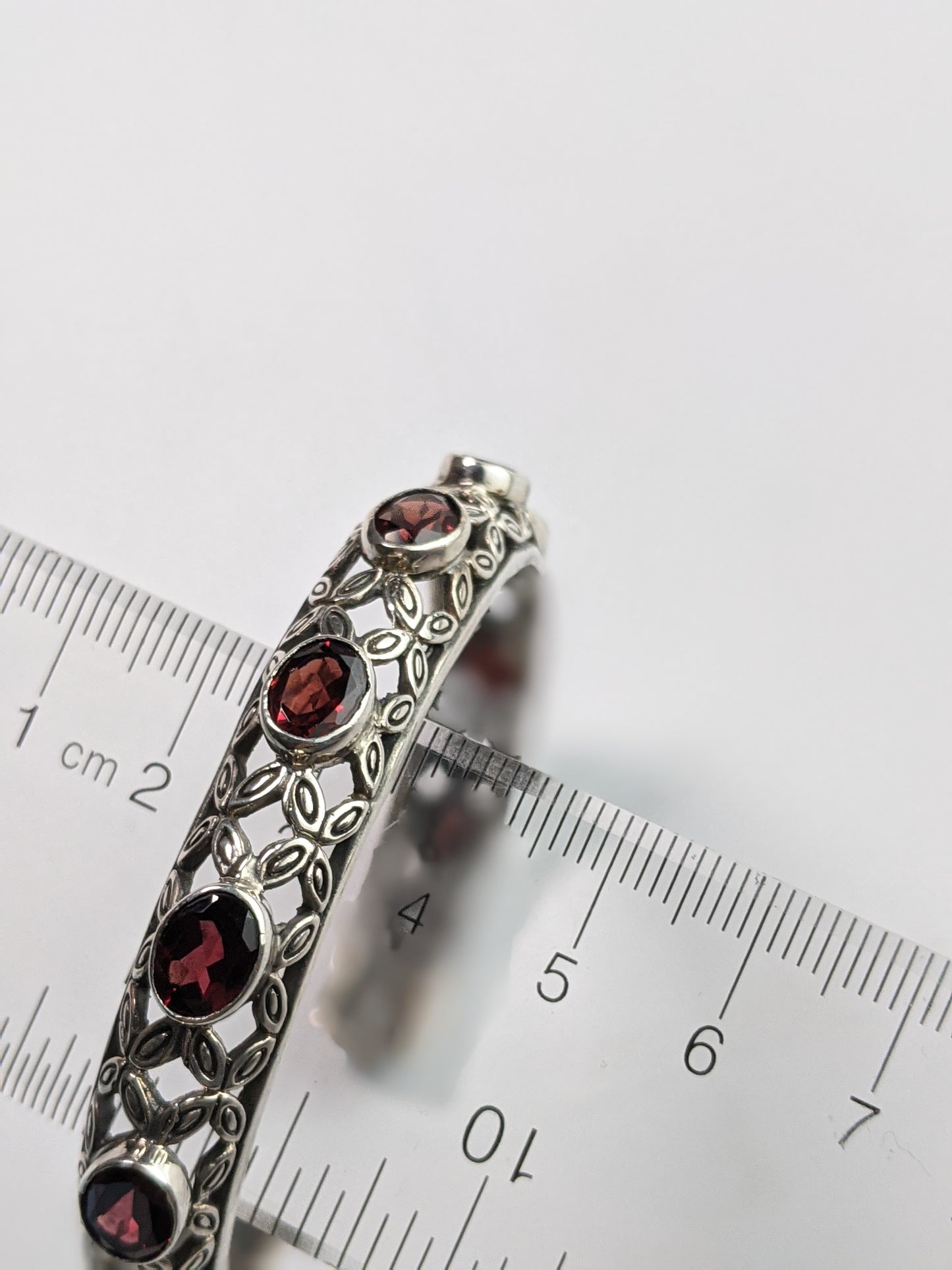 XOXO Garnet Cuff