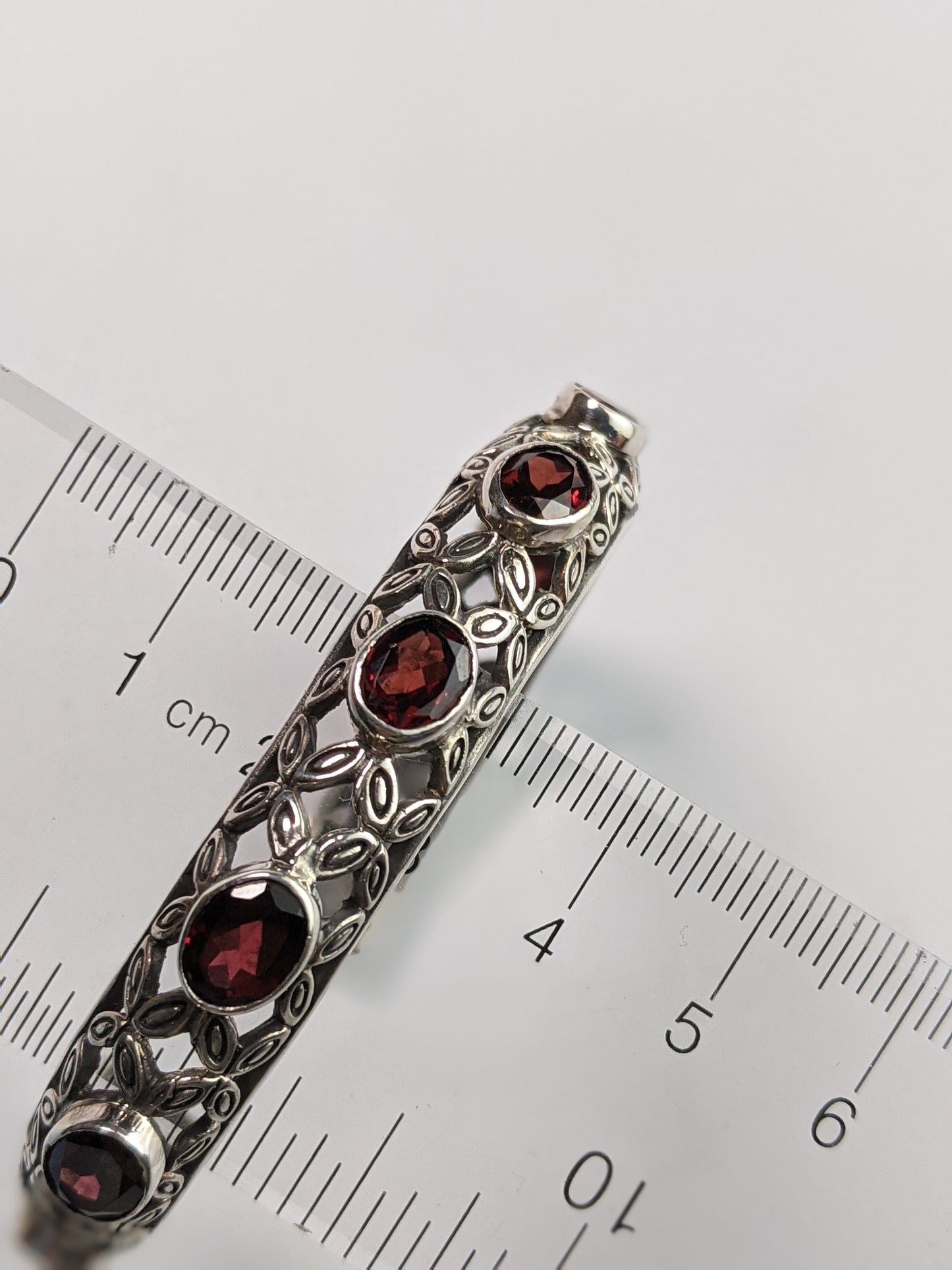 XOXO Garnet Cuff