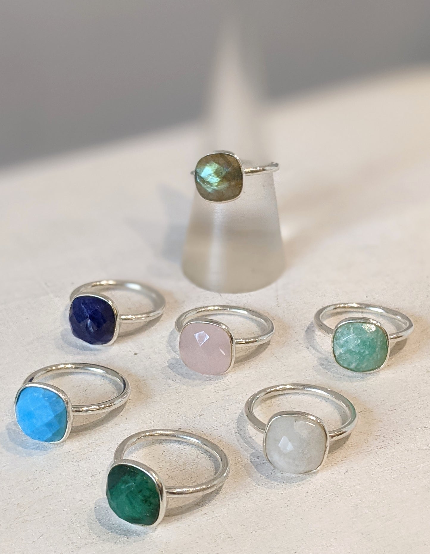 La Classica Stone Ring - Silver