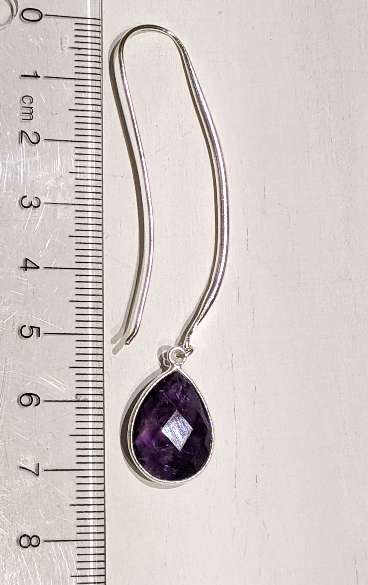 Bronte Drop Earrings - Amethyst