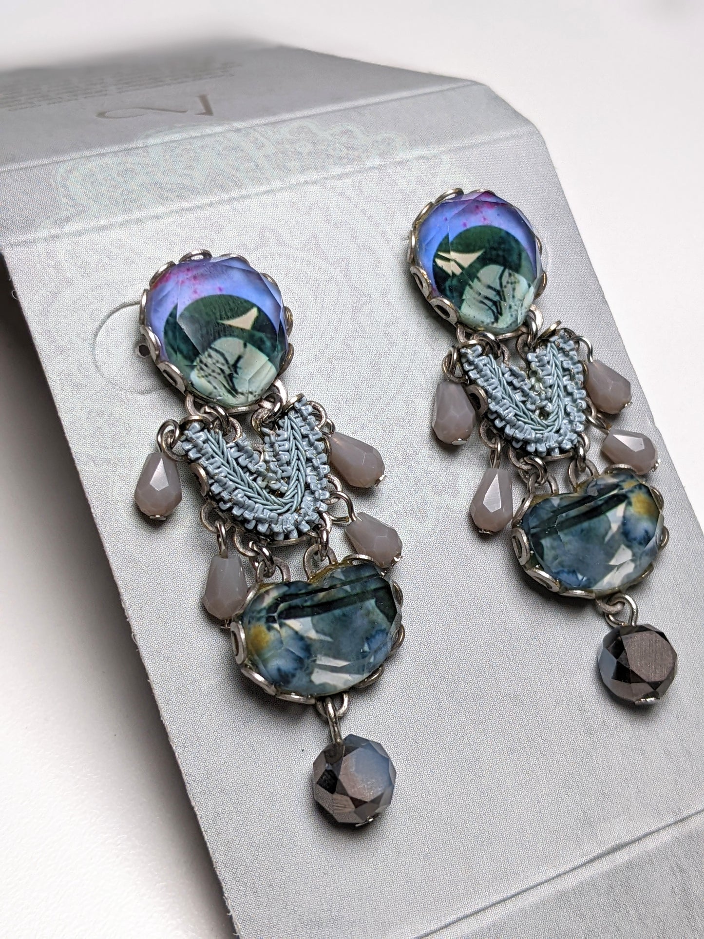Forest Mist Earrings Large