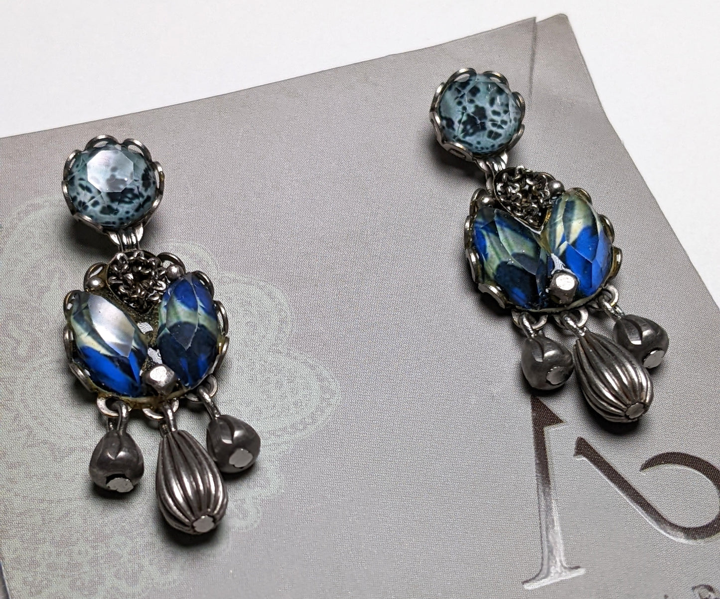 Menelaus Blue Earrings