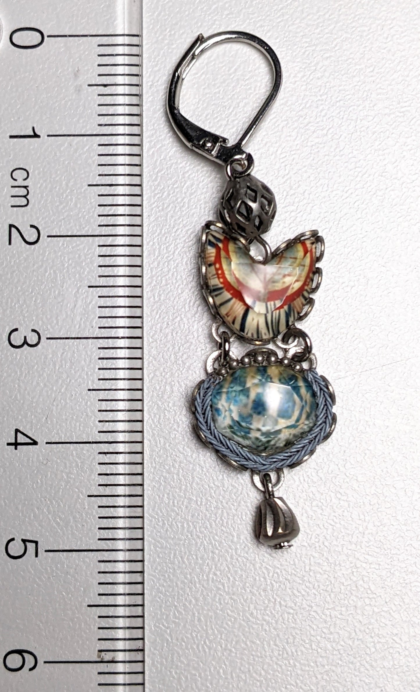 Marble Beach Drop Earrings