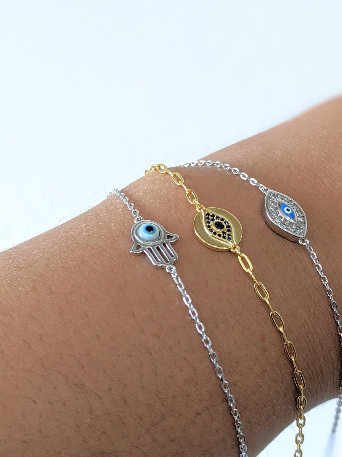 Evil Eye Hand Bracelet