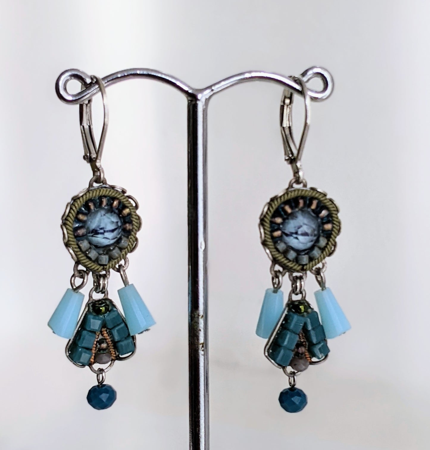 Sky Line Drop Hook Earring