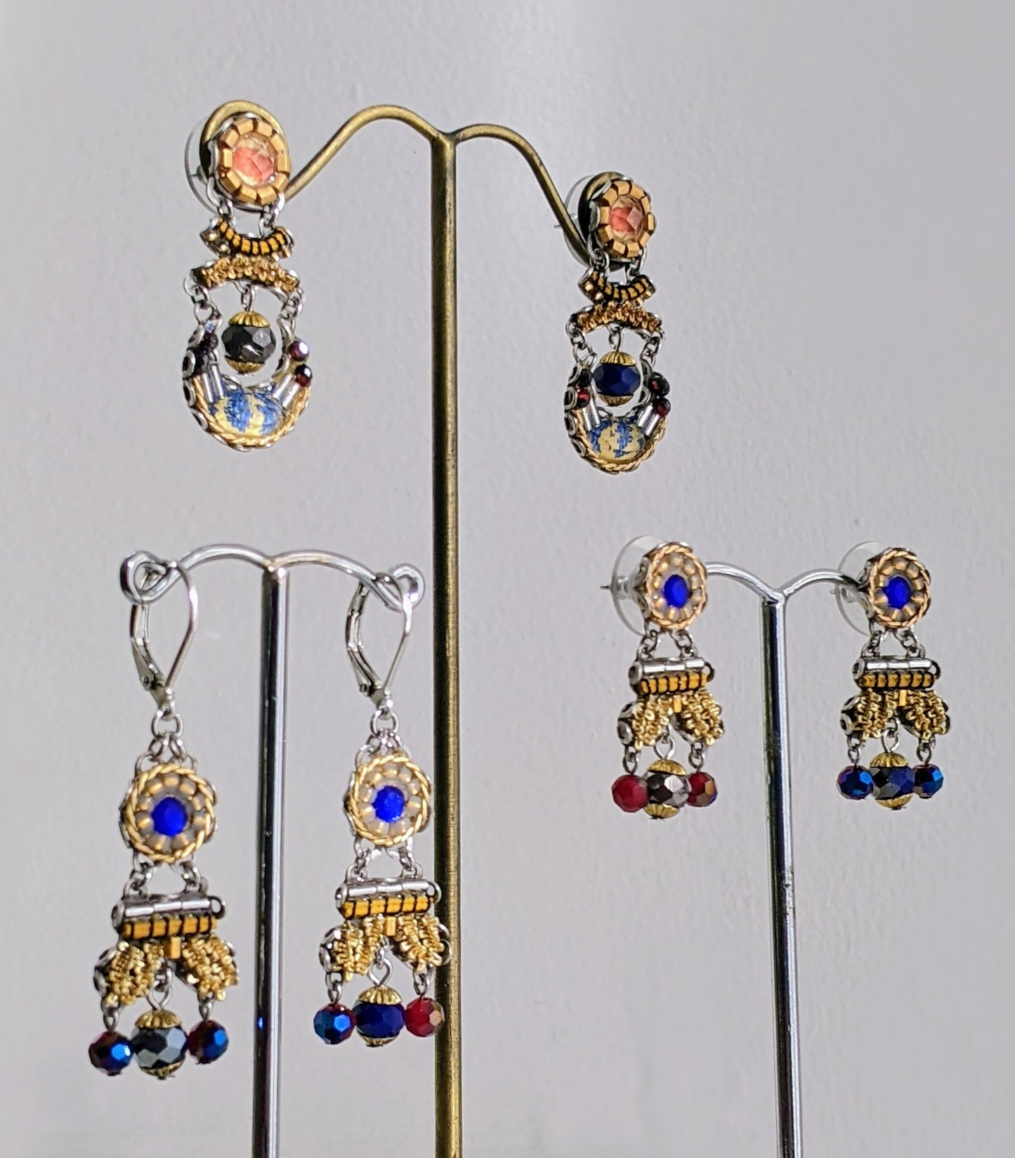 Jazz Blues Post Earring