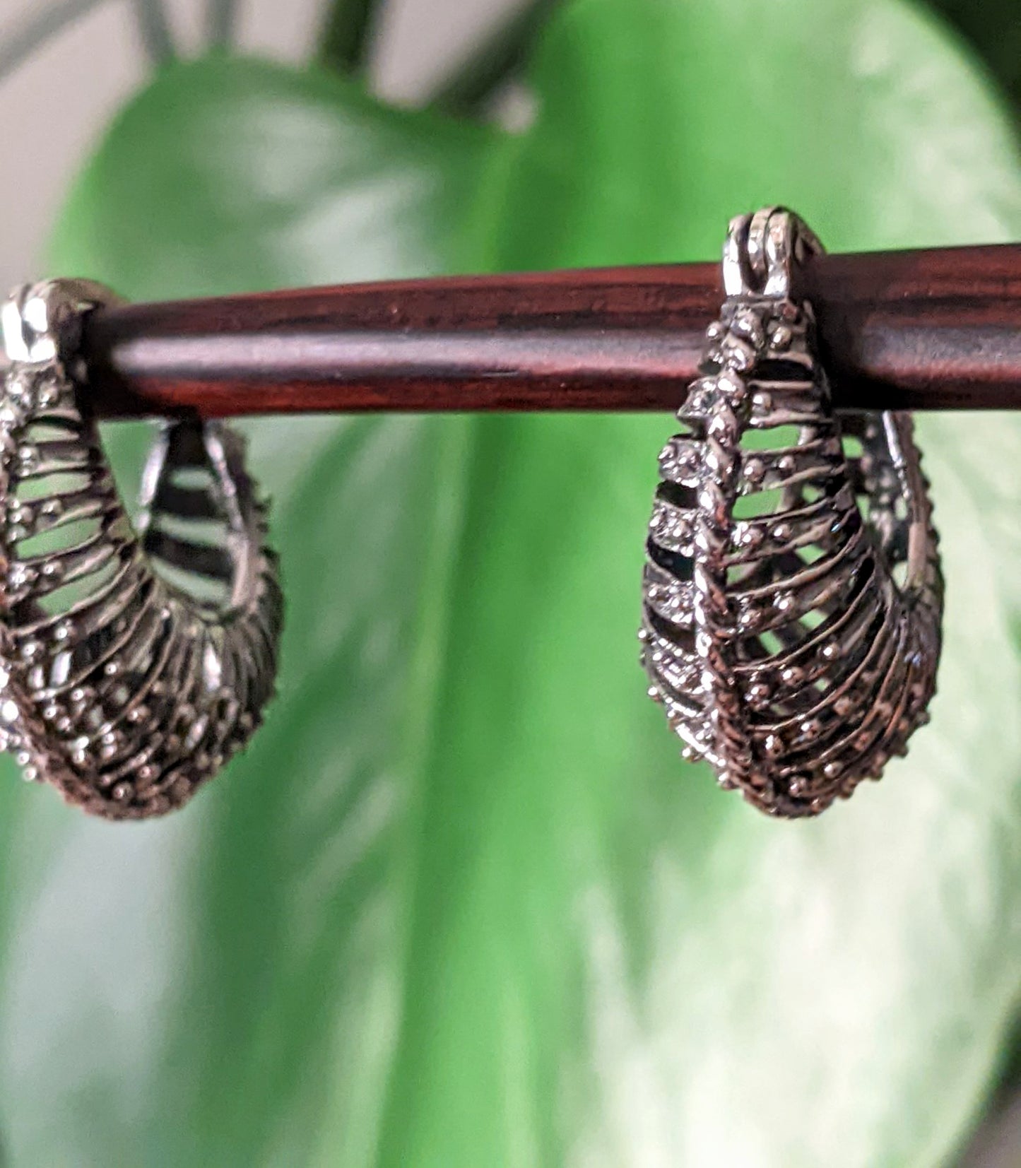 Spinal Hoop Earrings