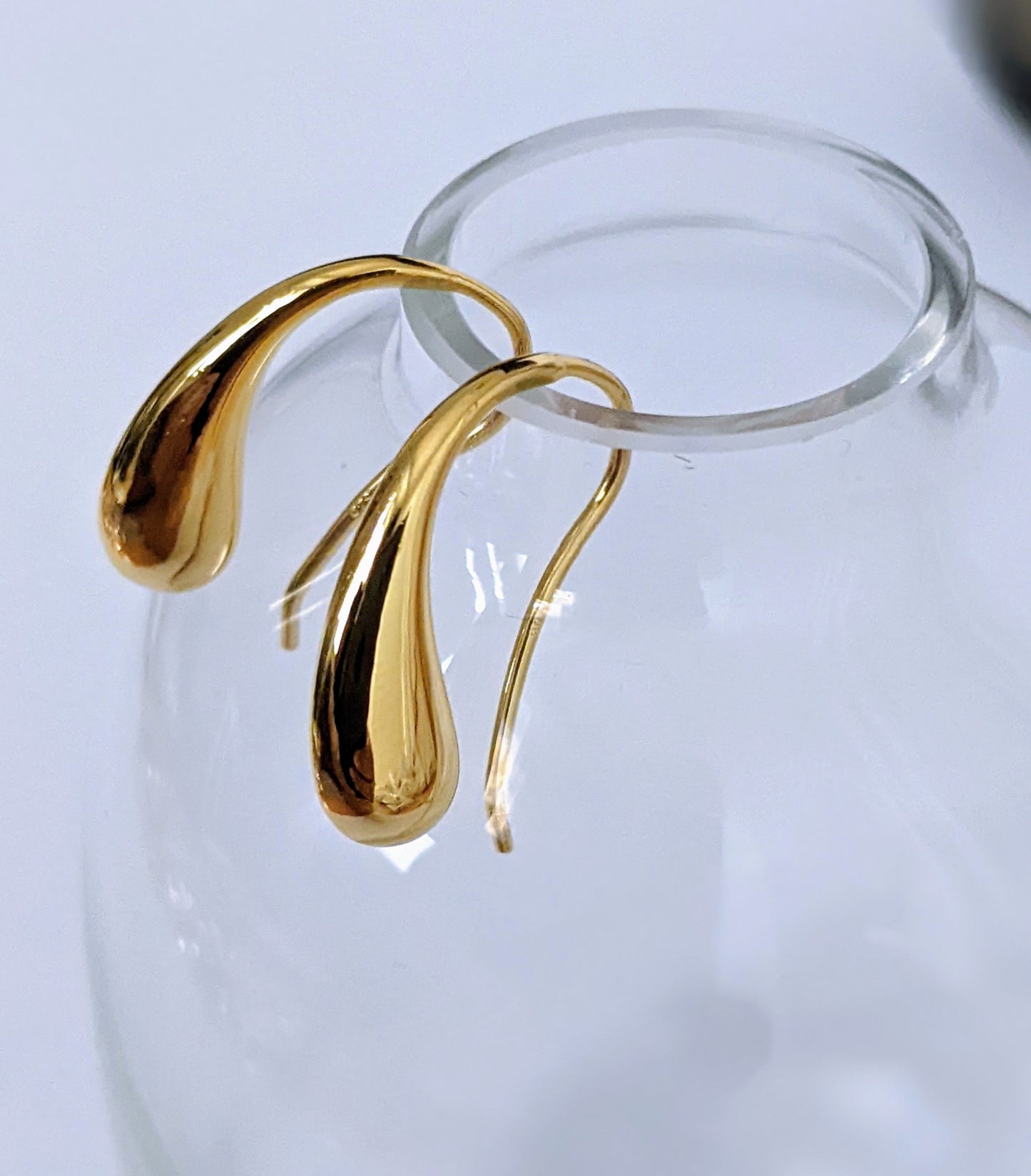Honey Drop Gold Earrings