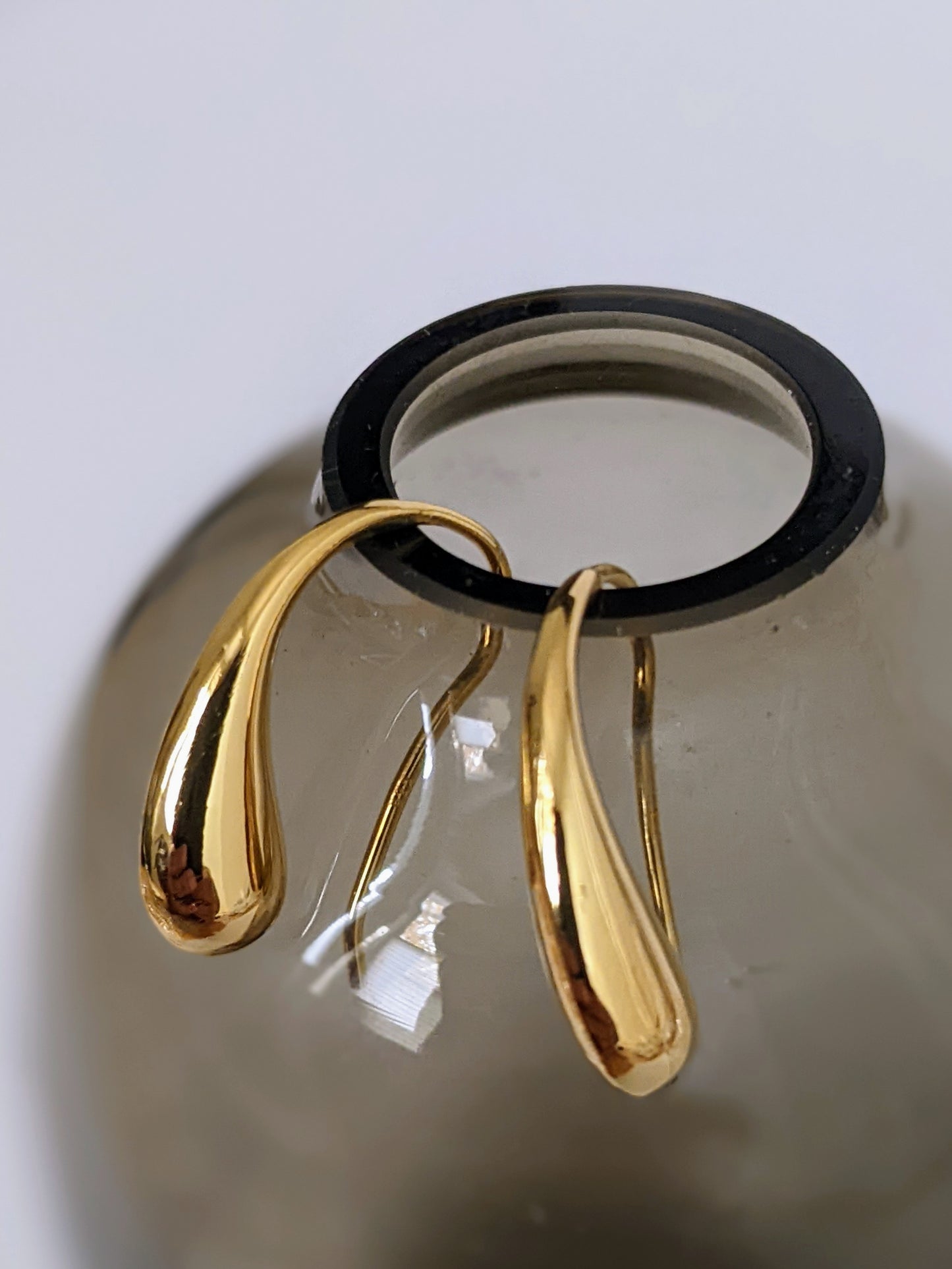 Honey Drop Gold Earrings