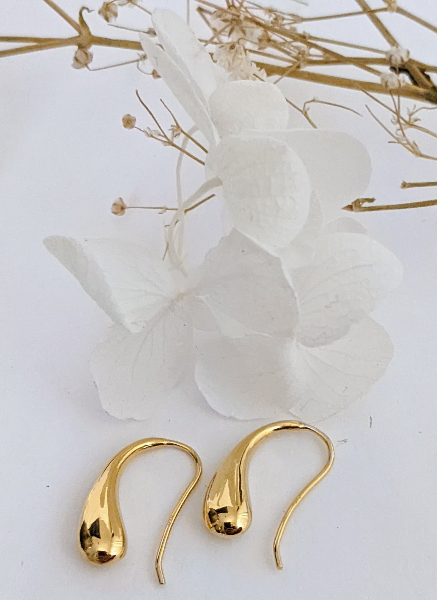 Honey Drop Gold Earrings