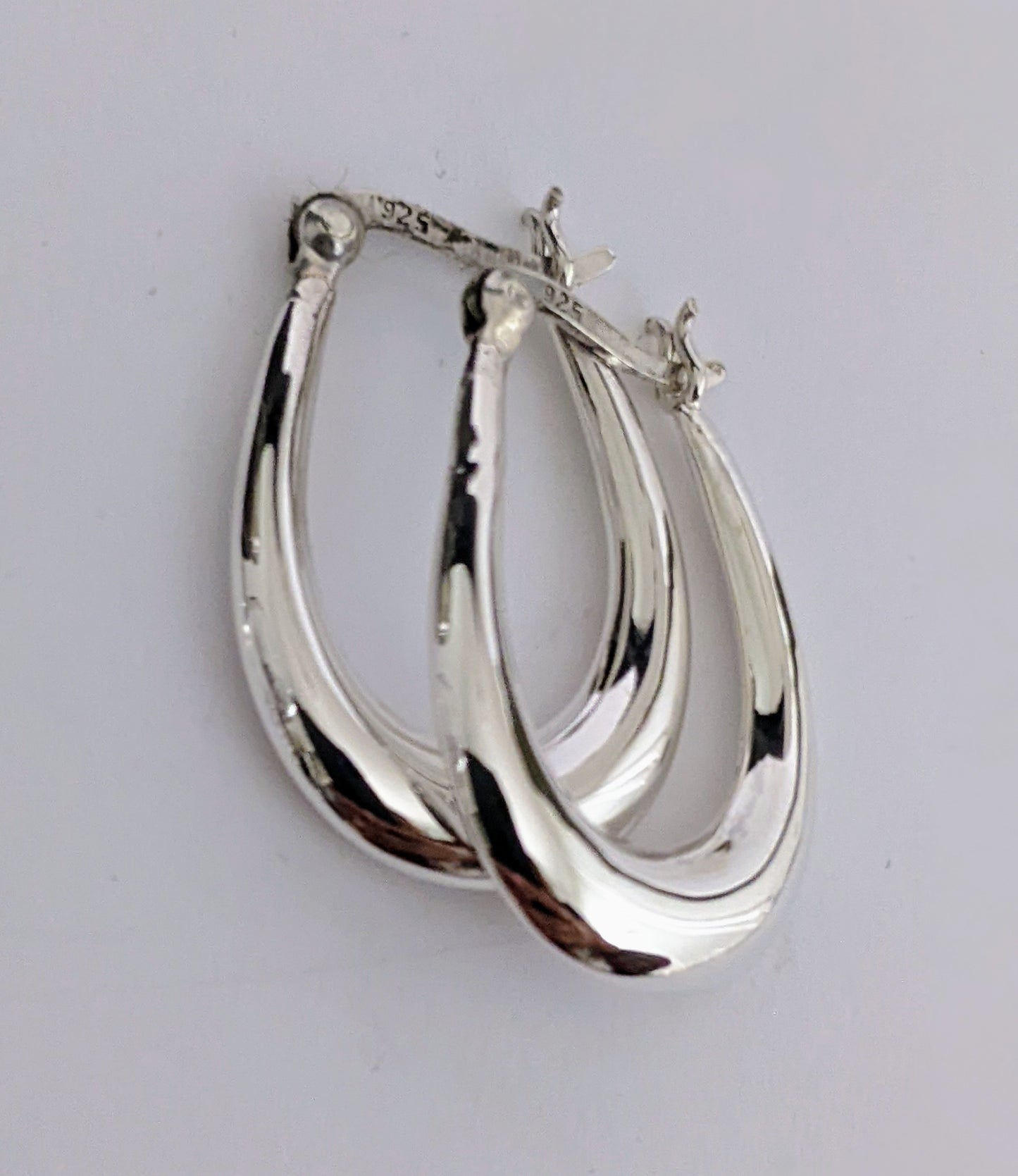 Oval Hoop Earrings