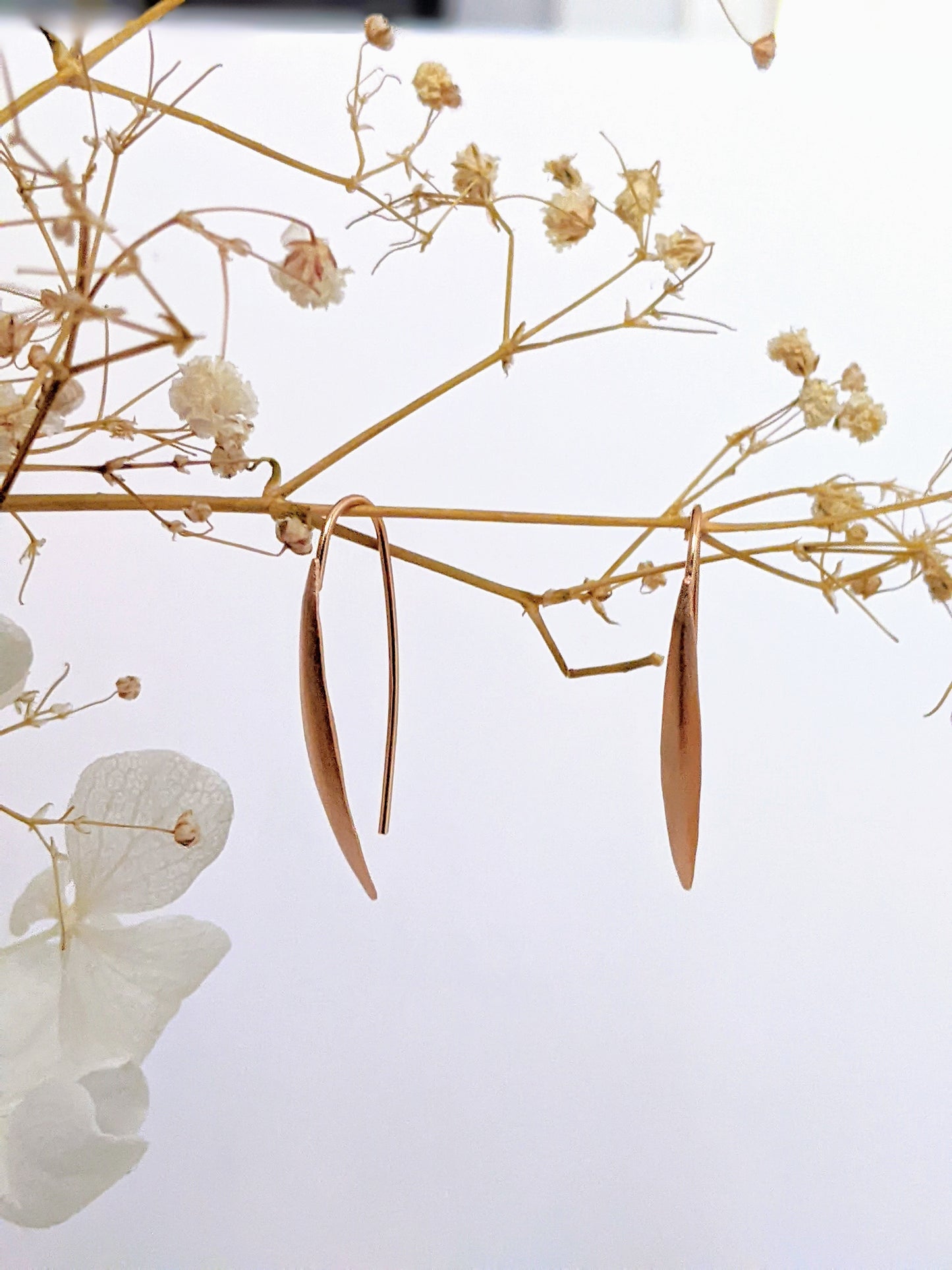 Kindred Drop Rose Gold Earrings