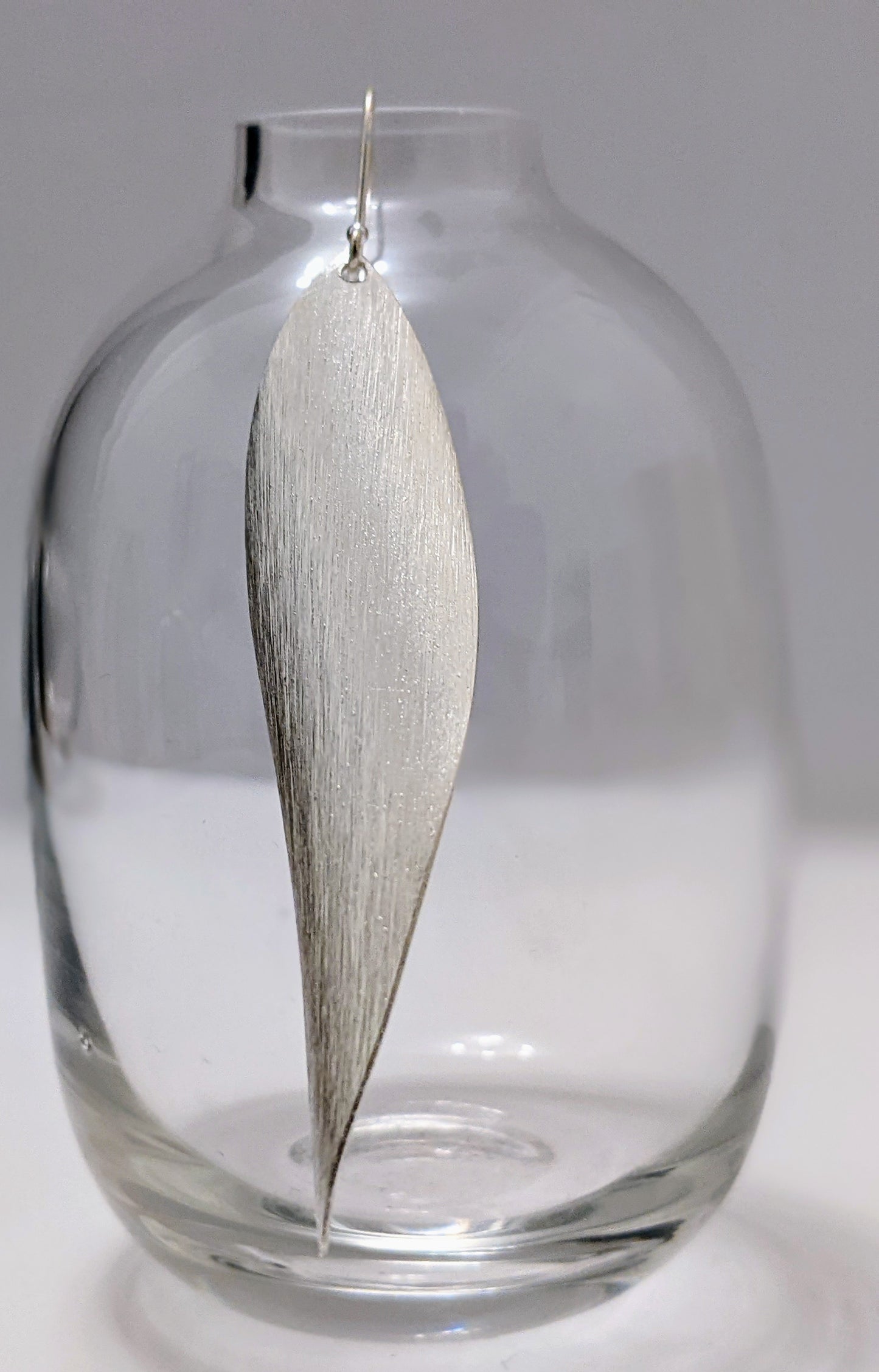 Brushed Wave Drop Earrings