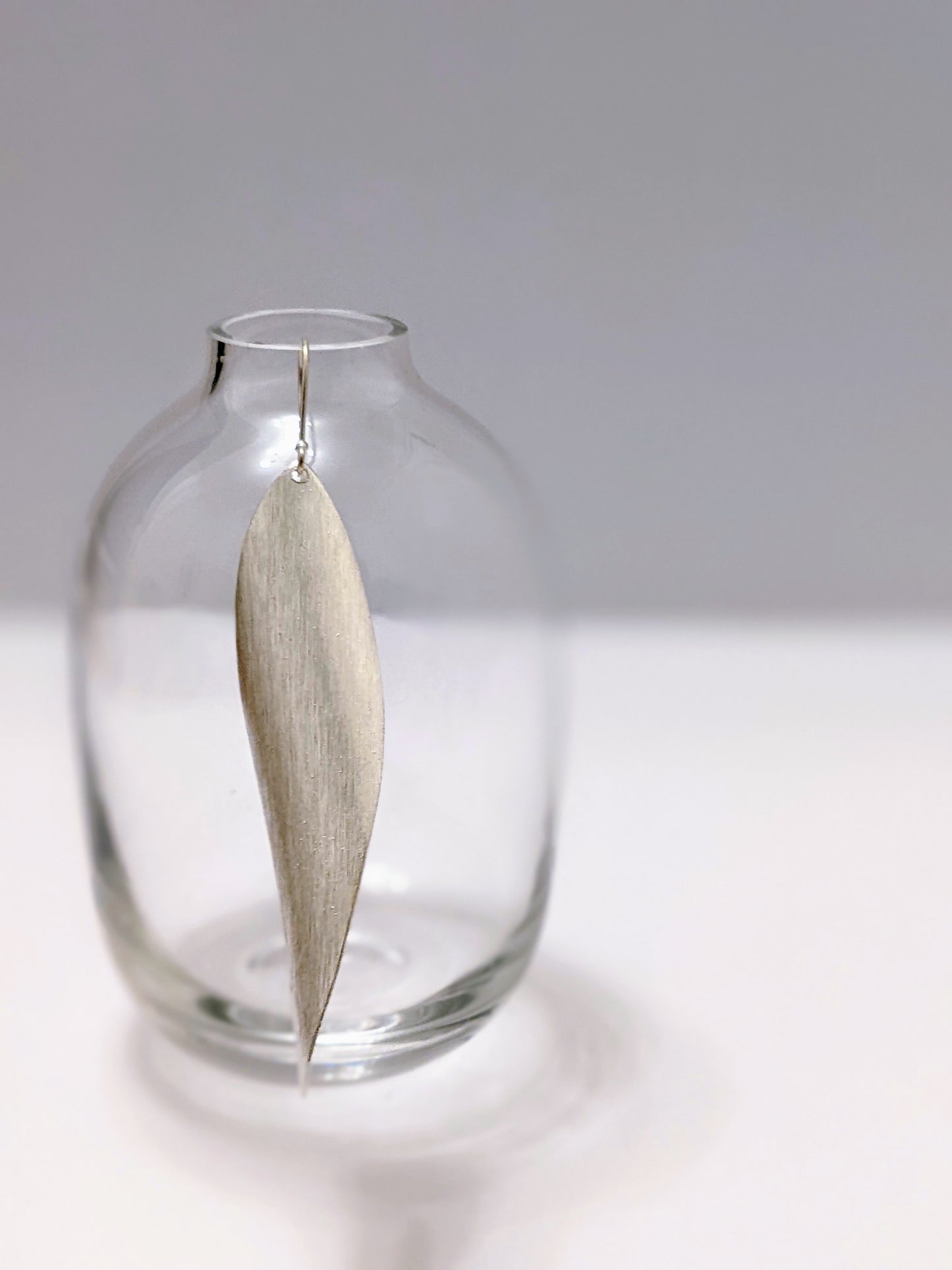 Brushed Wave Drop Earrings