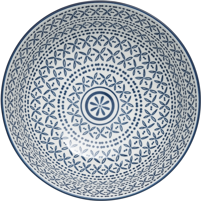 Blue Stitch Bowl