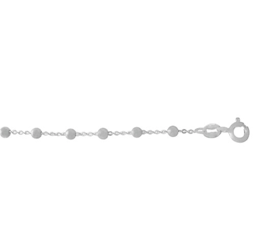 Silver Satellite Necklace - Chain link