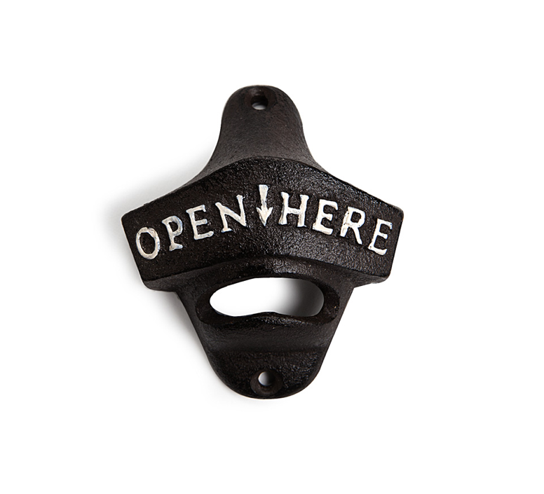 WALL BOTTLE OPENER BROWN
